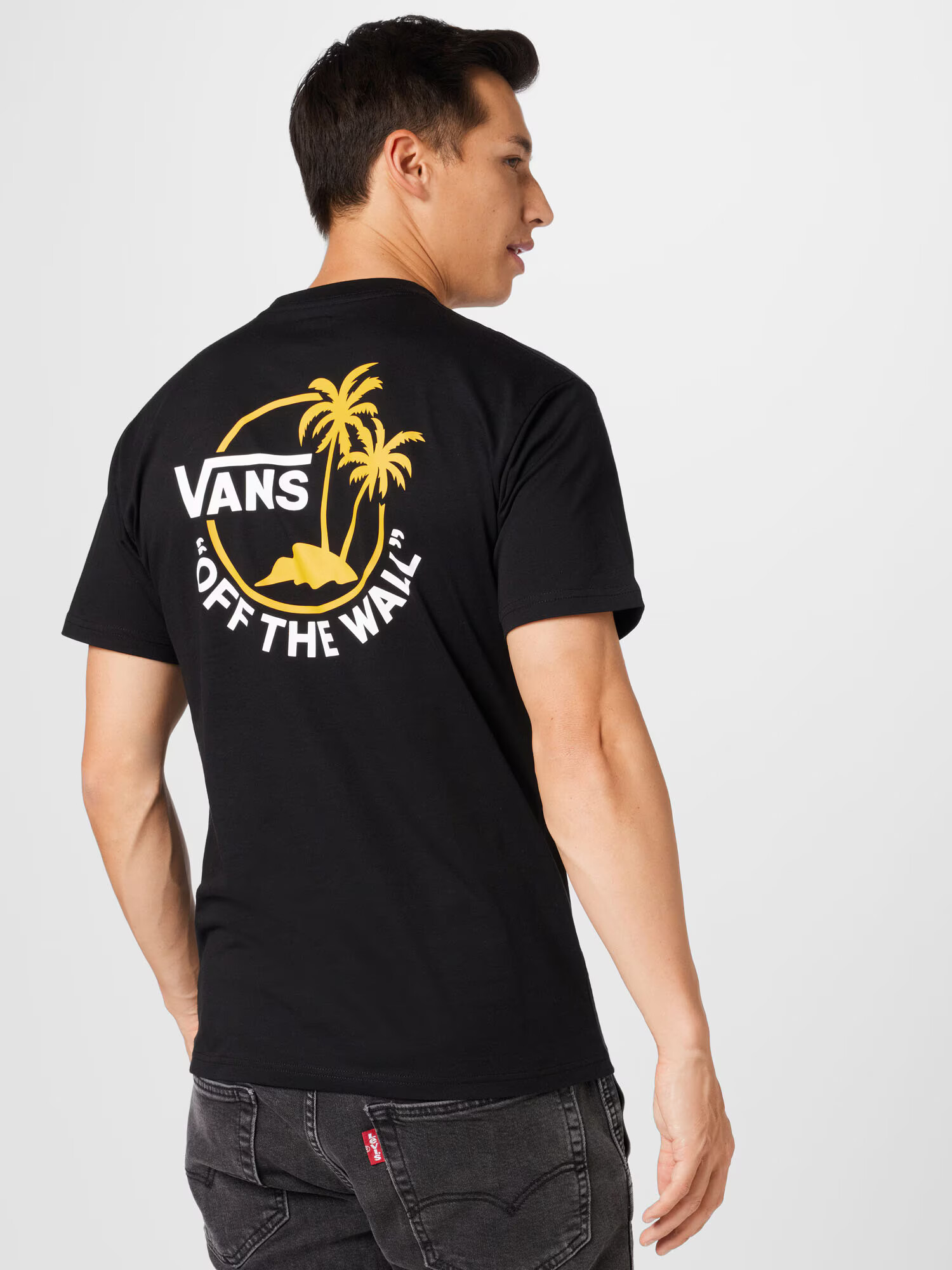 VANS Tricou 'CLASSIC' galben miere / negru / alb - Pled.ro