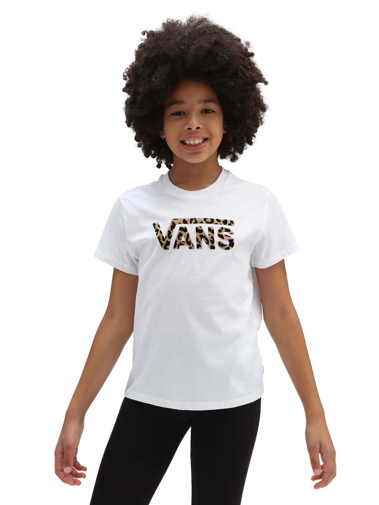 VANS Tricou maro deschis / negru / alb - Pled.ro