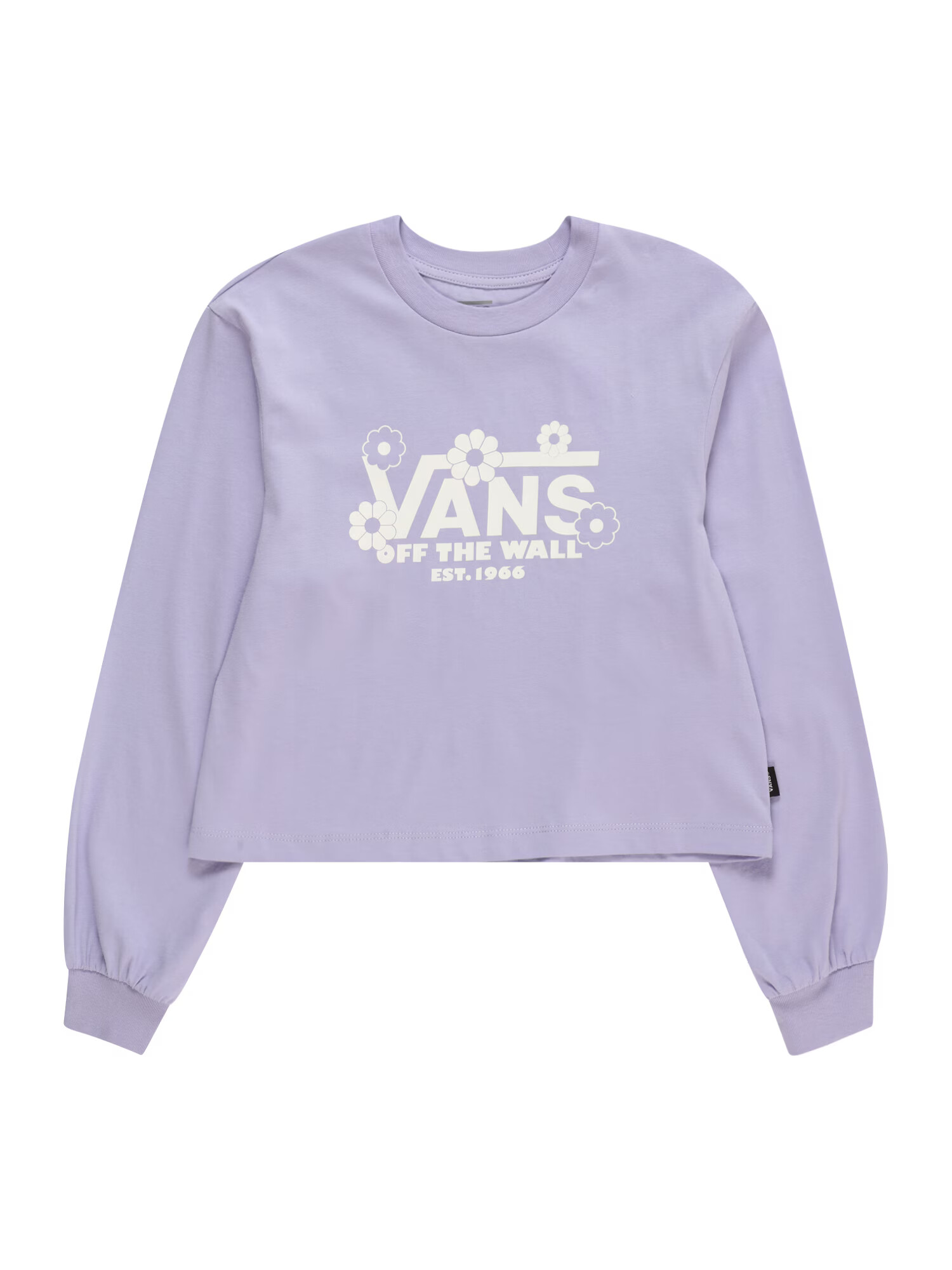 VANS Tricou mov lavandă / alb - Pled.ro