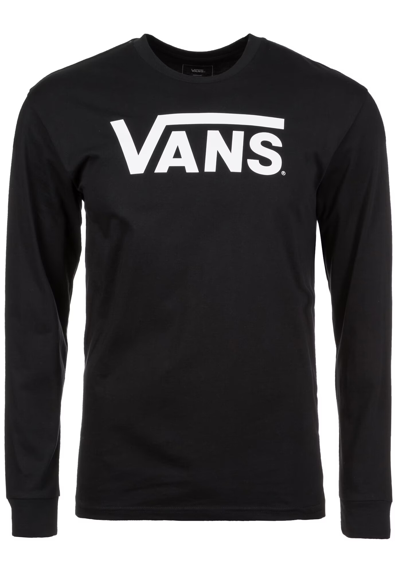 VANS Tricou 'Classic' negru / alb - Pled.ro