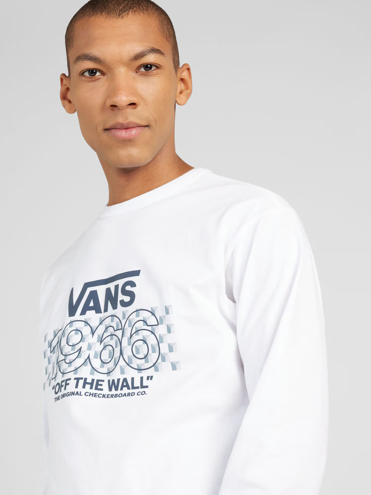 VANS Tricou 'OFF THE WALL' albastru închis / alb - Pled.ro