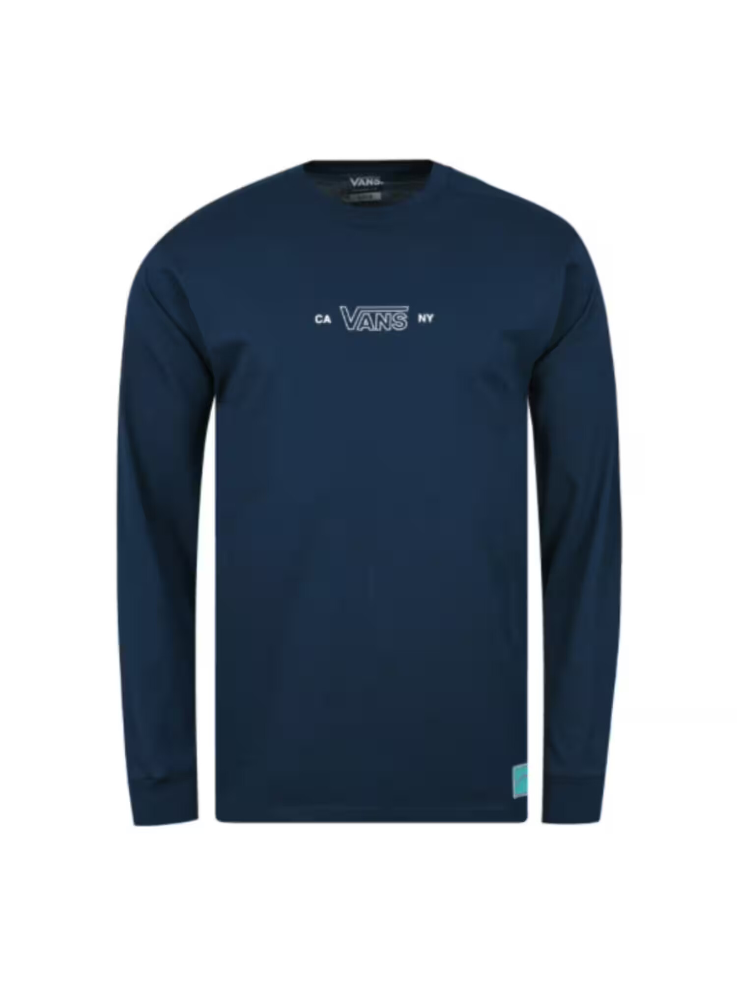 VANS Tricou 'SEQUENCE LS' bleumarin / alb - Pled.ro