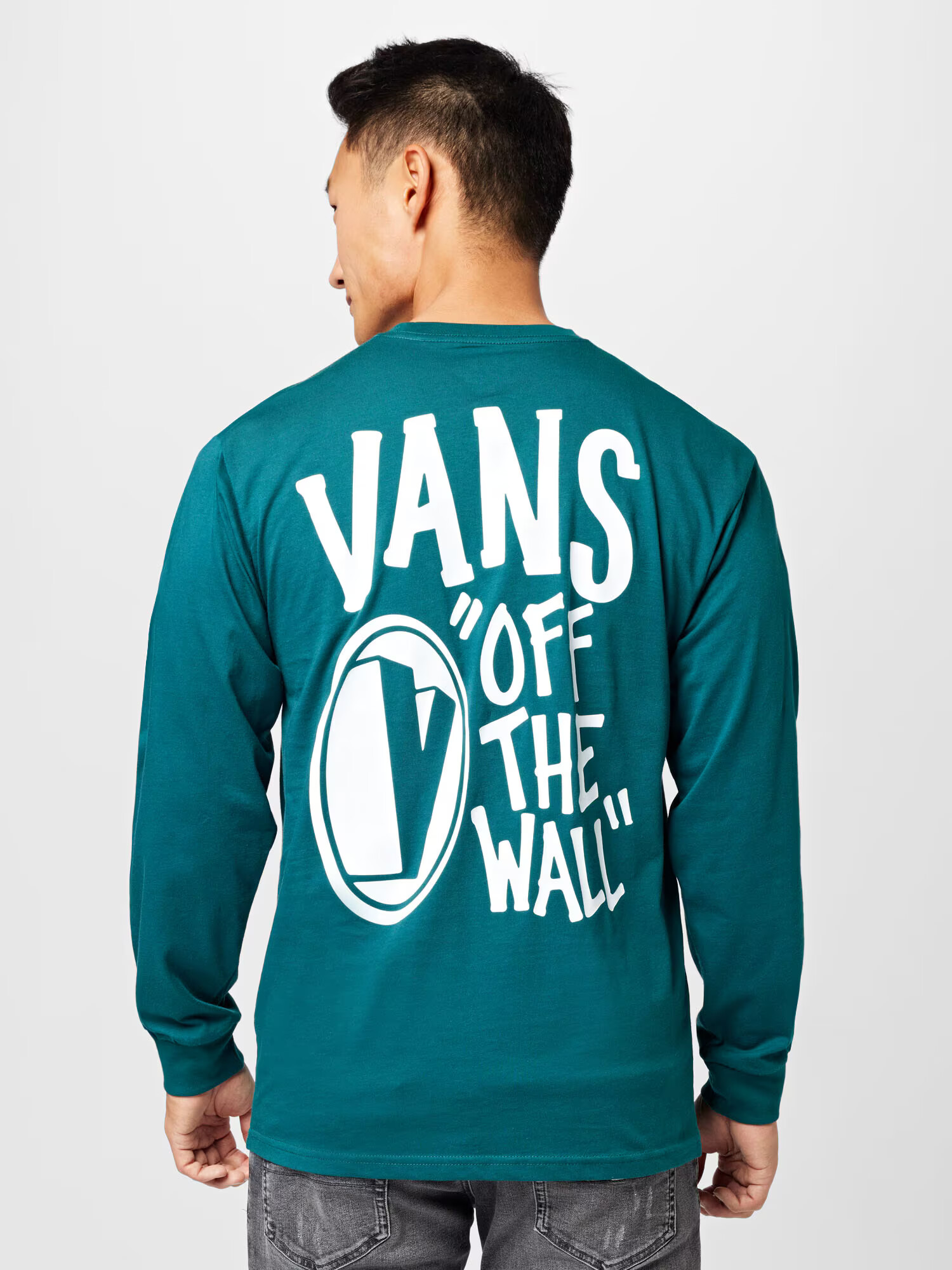 VANS Tricou 'SHADOW' verde smarald / alb - Pled.ro