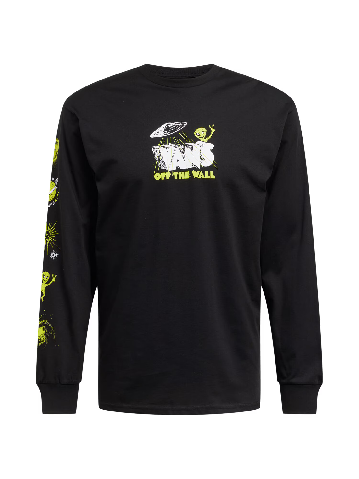 VANS Tricou 'SPACE GREETINGS' galben citron / negru / alb - Pled.ro