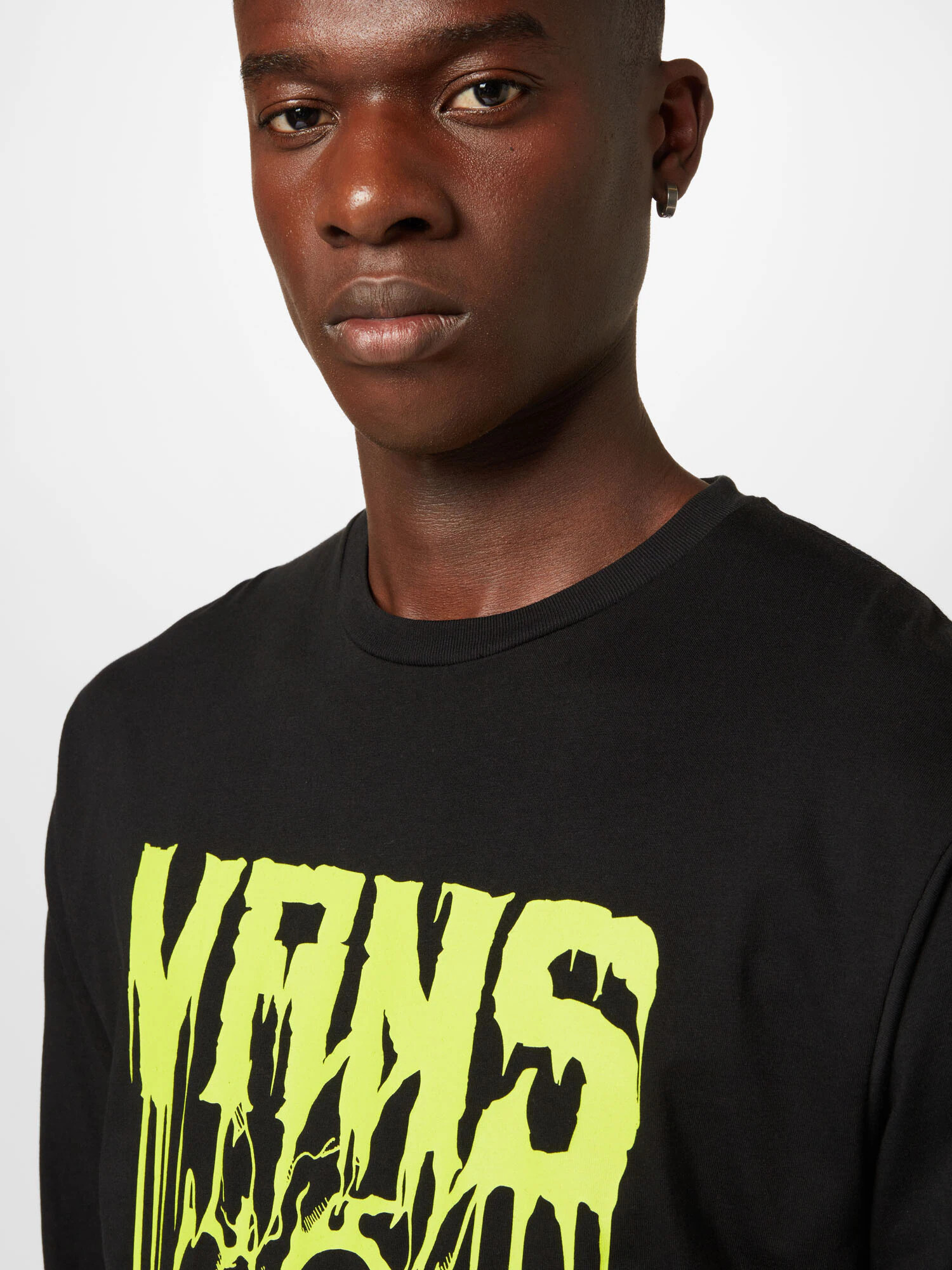 VANS Tricou verde neon / negru - Pled.ro