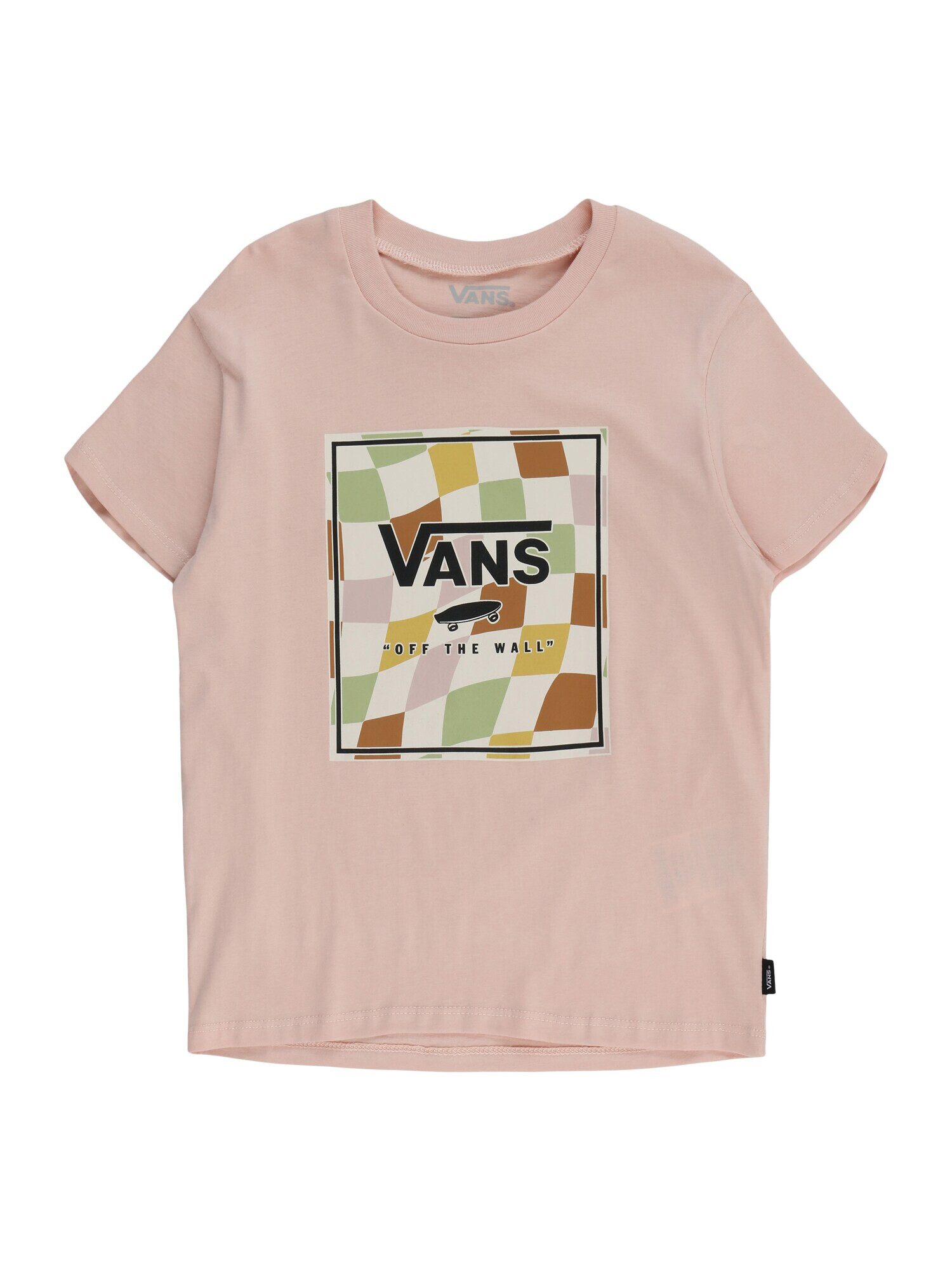 VANS Tricou verde / roz / roșu / alb - Pled.ro