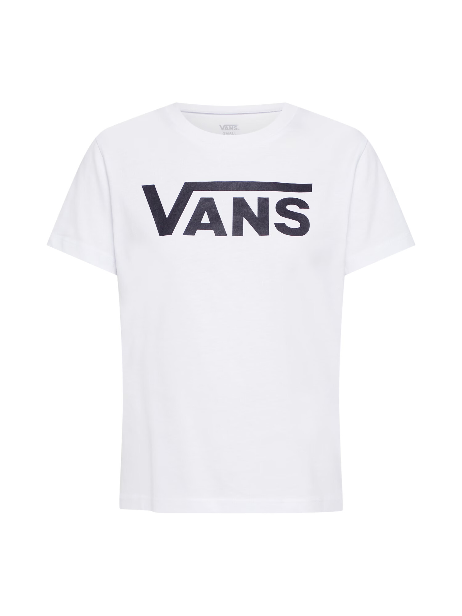 VANS Tricou 'WM FLYING V CREW' negru / alb - Pled.ro