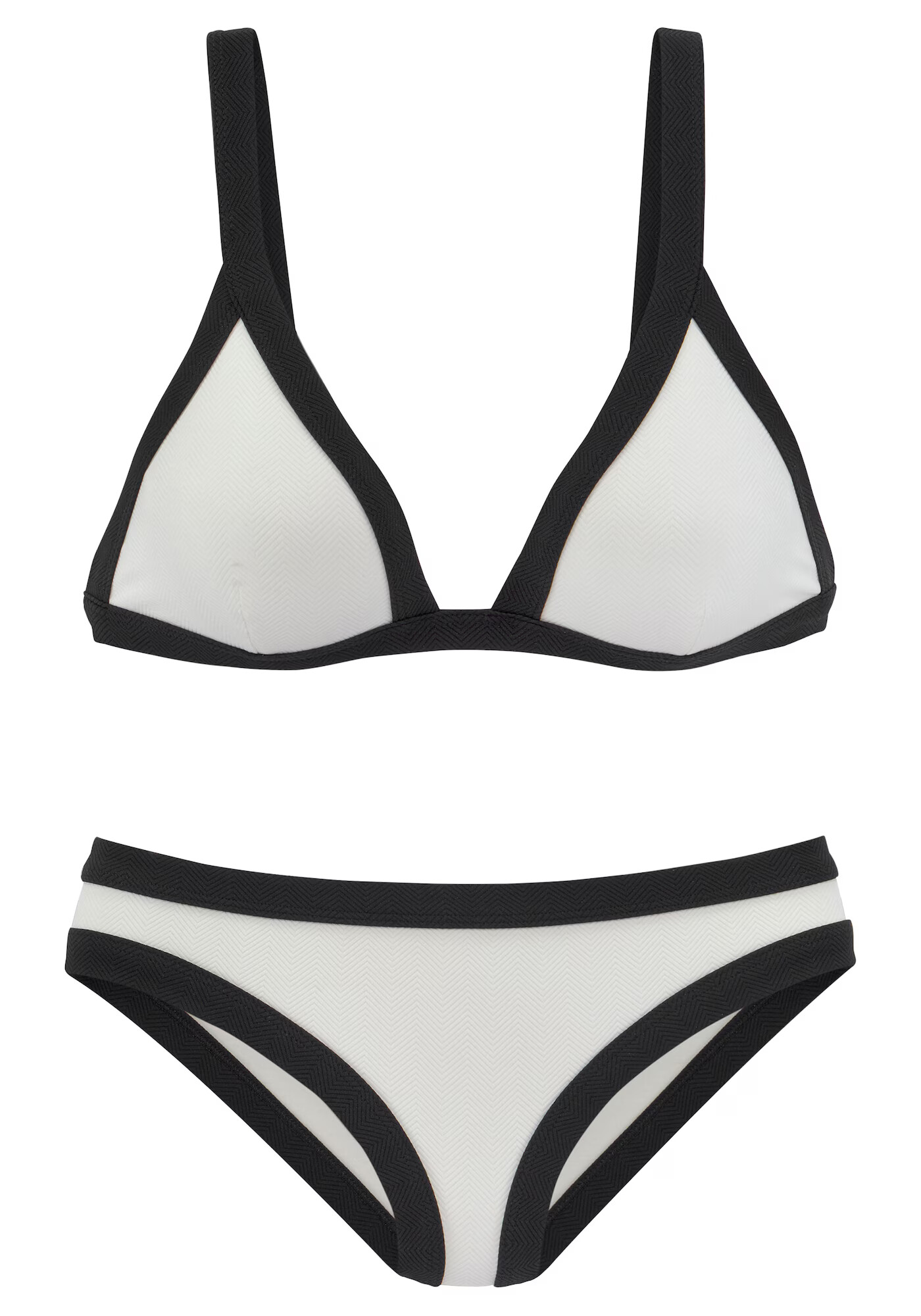 VENICE BEACH Costum de baie sport negru / alb - Pled.ro