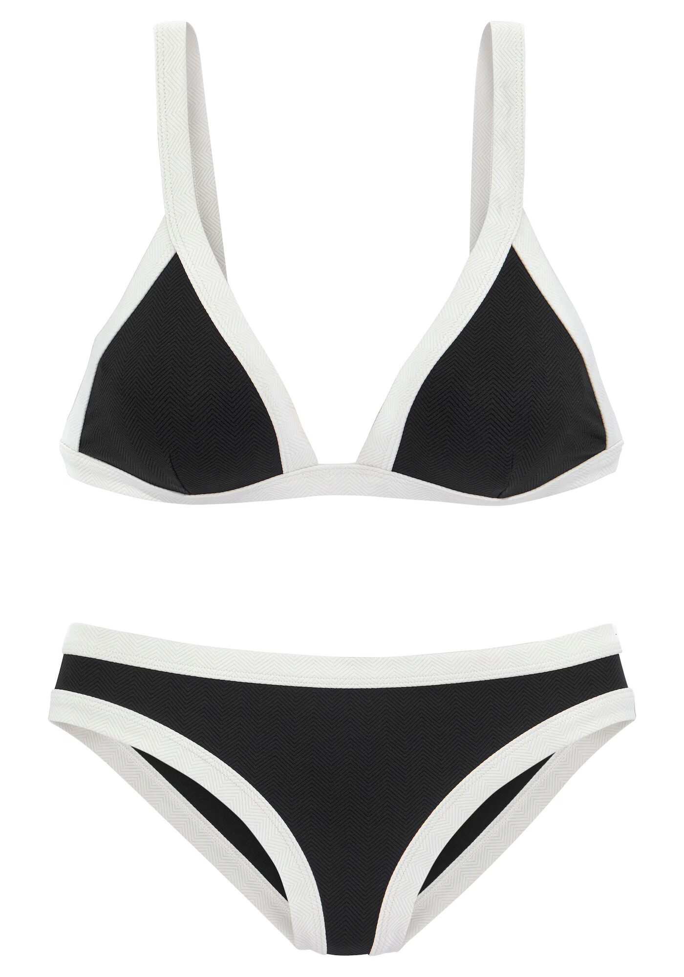 VENICE BEACH Costum de baie sport negru / alb - Pled.ro