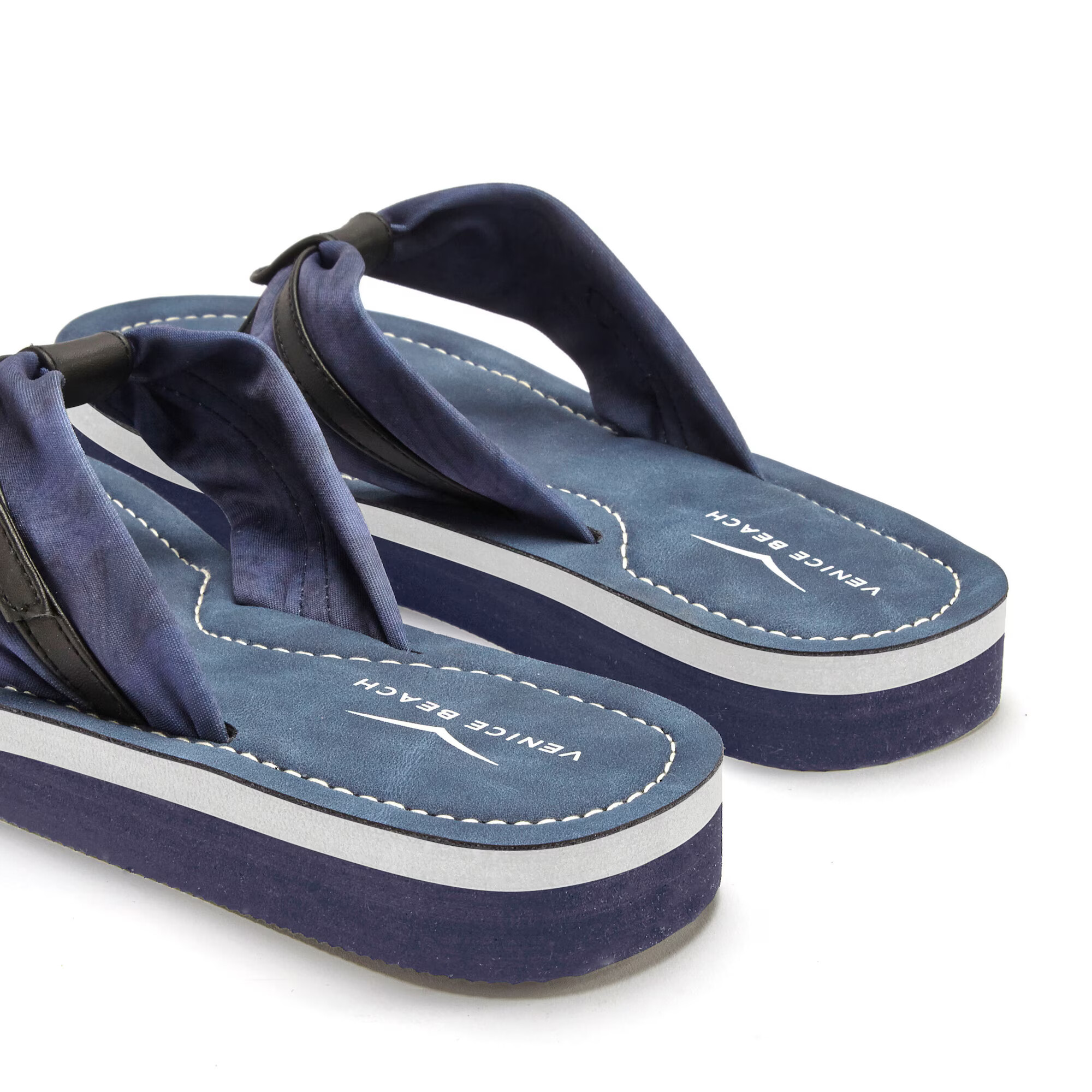 VENICE BEACH Flip-flops albastru denim / gri - Pled.ro