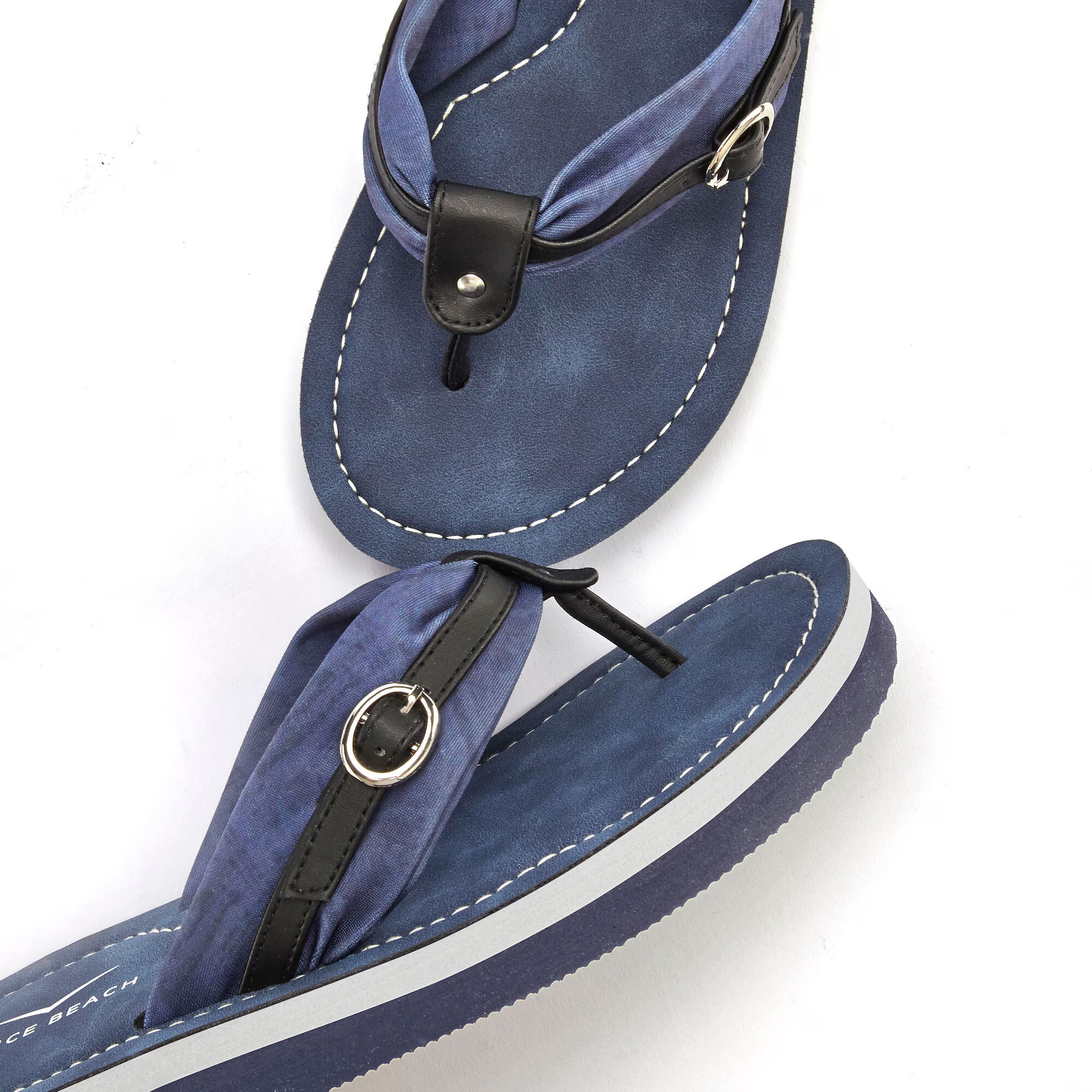 VENICE BEACH Flip-flops albastru denim / gri - Pled.ro