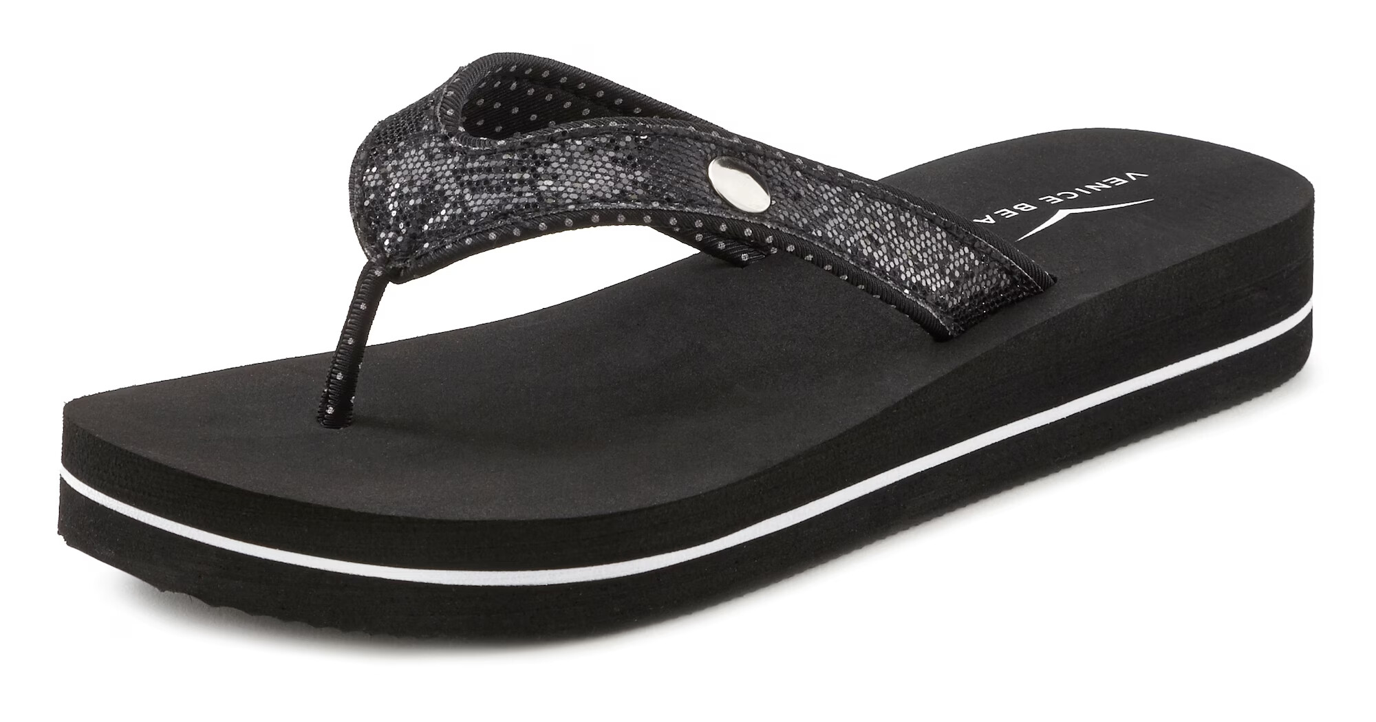 VENICE BEACH Flip-flops negru - Pled.ro