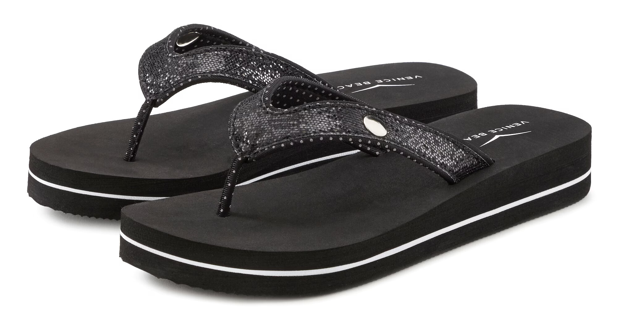 VENICE BEACH Flip-flops negru - Pled.ro