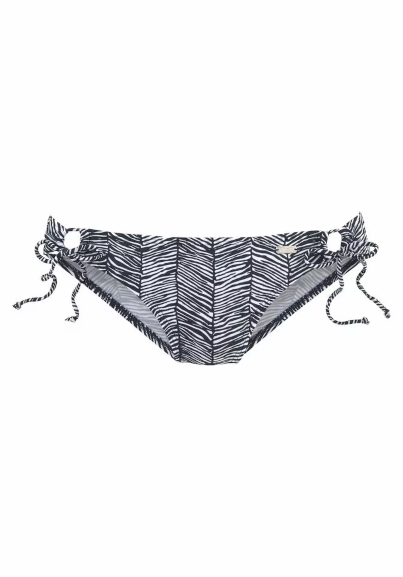 VENICE BEACH Slip costum de baie 'Sugar' negru / alb - Pled.ro