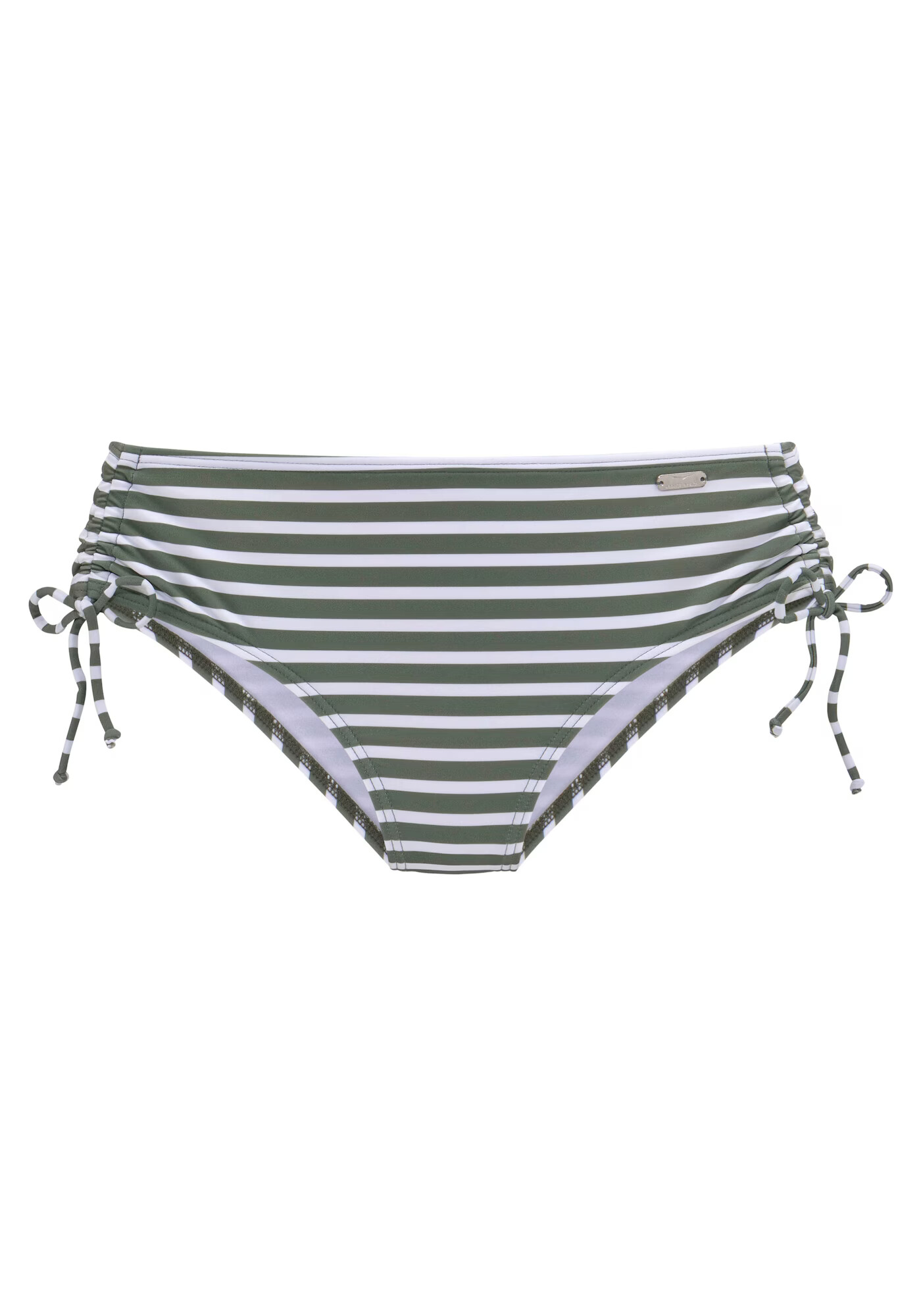 VENICE BEACH Slip costum de baie verde pin / alb - Pled.ro