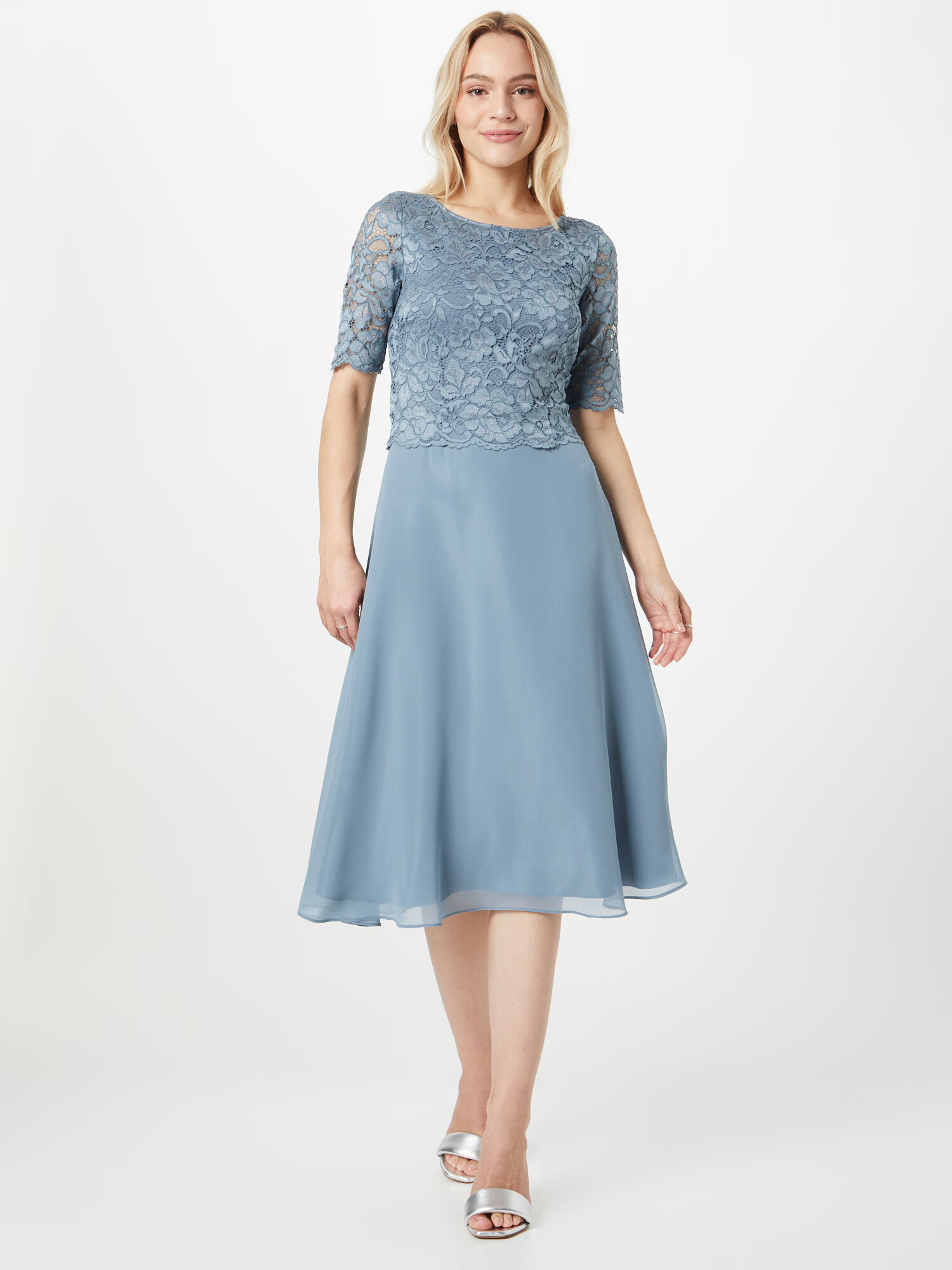 Vera Mont Rochie de cocktail albastru fumuriu - Pled.ro