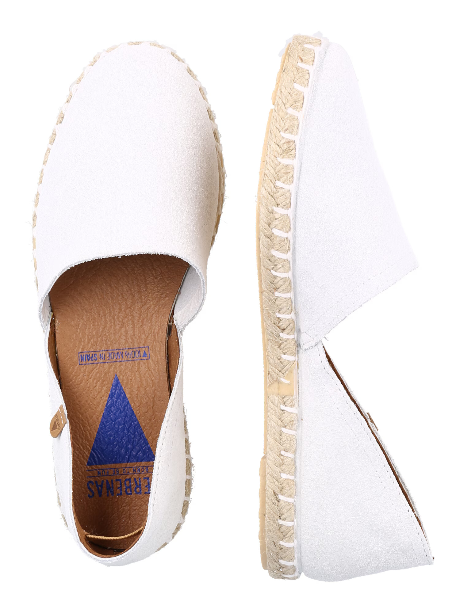 VERBENAS Espadrile 'CARMEN' alb - Pled.ro