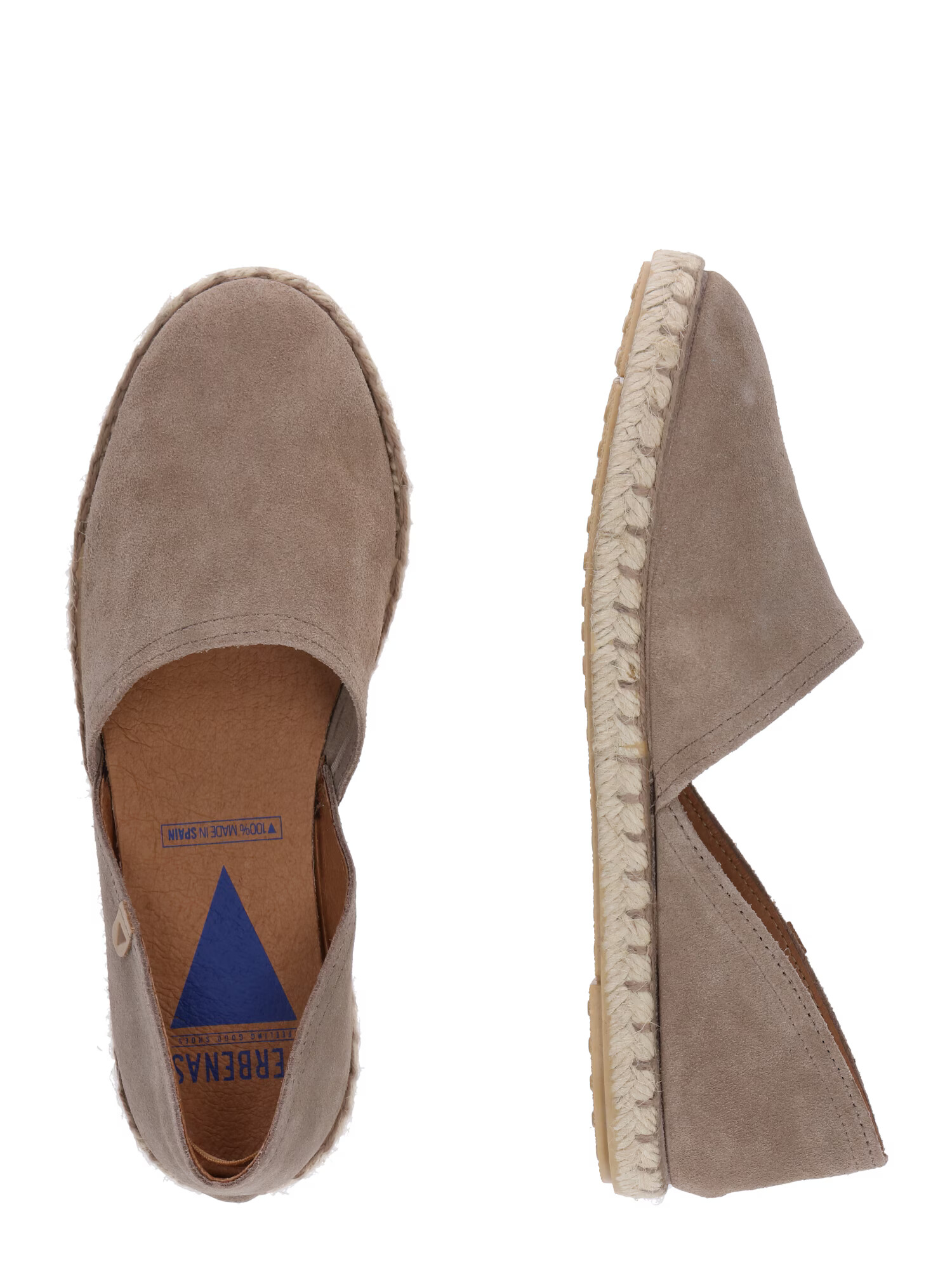 VERBENAS Espadrile 'Carmen' gri taupe - Pled.ro