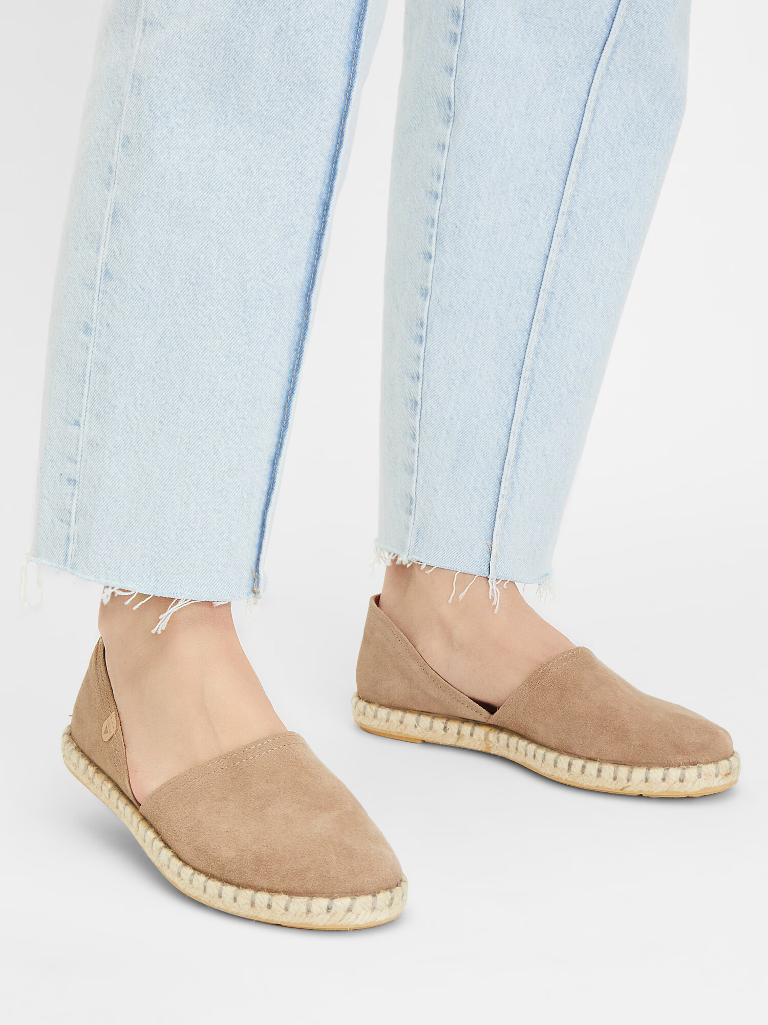 VERBENAS Espadrile 'Carmen' gri taupe - Pled.ro