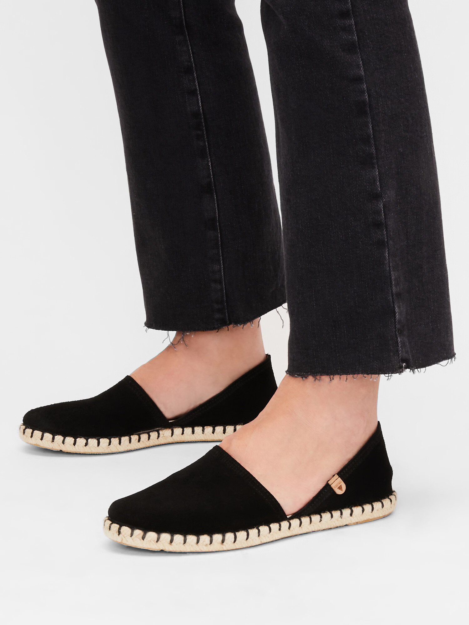 VERBENAS Espadrile 'Carmen' negru - Pled.ro