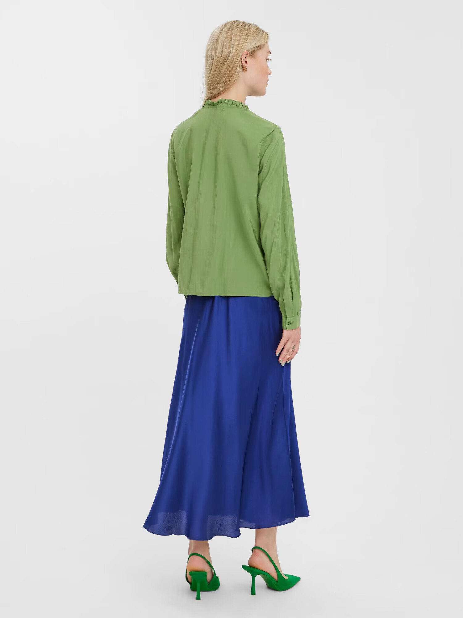 VERO MODA Bluză 'Bell' verde - Pled.ro