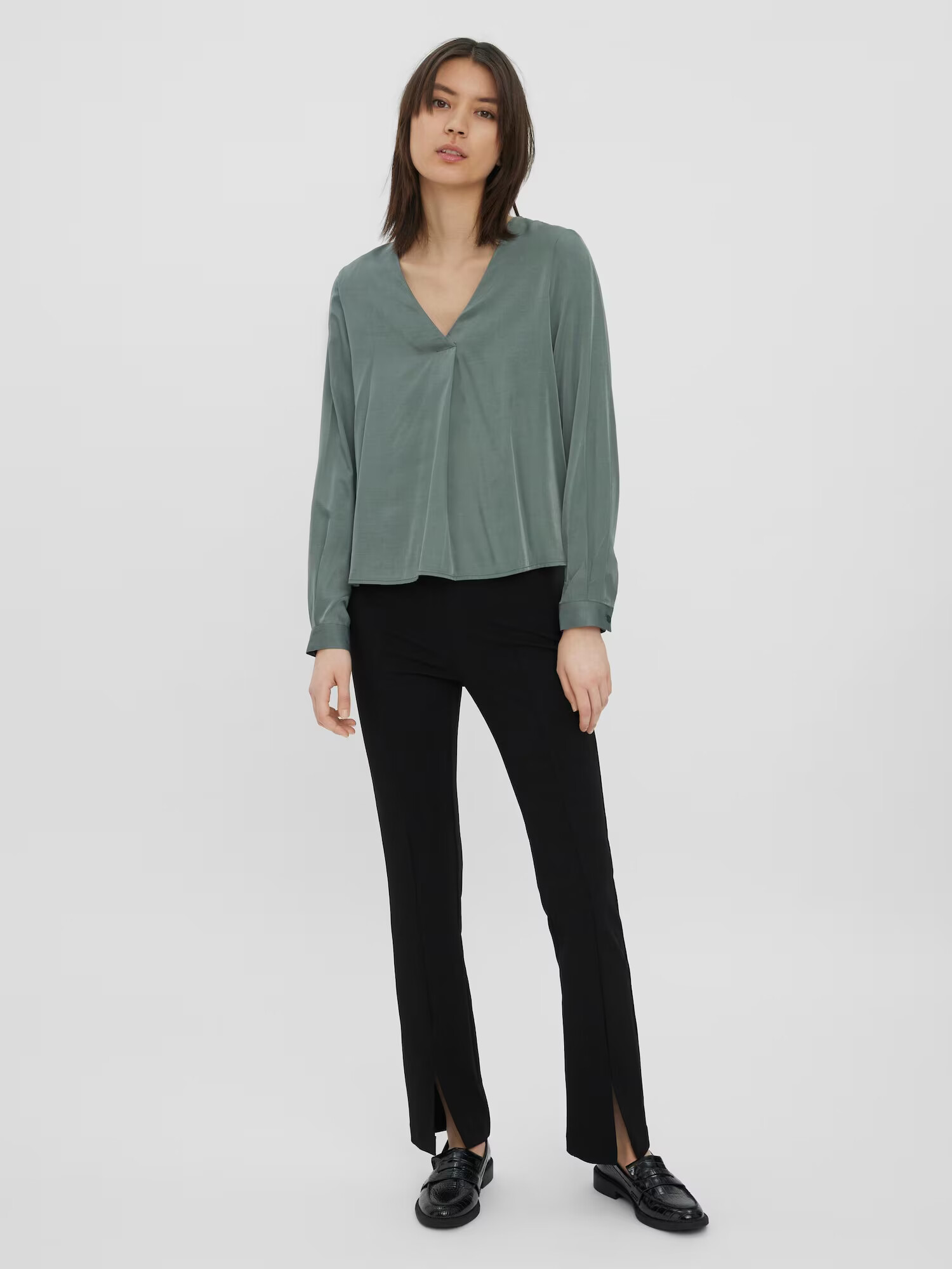 VERO MODA Bluză 'Bonnie' verde - Pled.ro