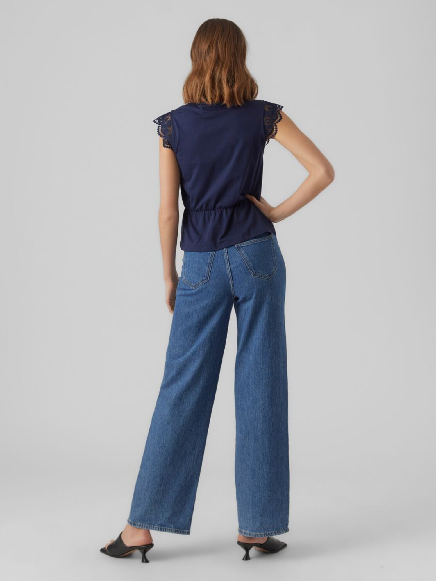 VERO MODA Bluză 'CAIA' bleumarin - Pled.ro