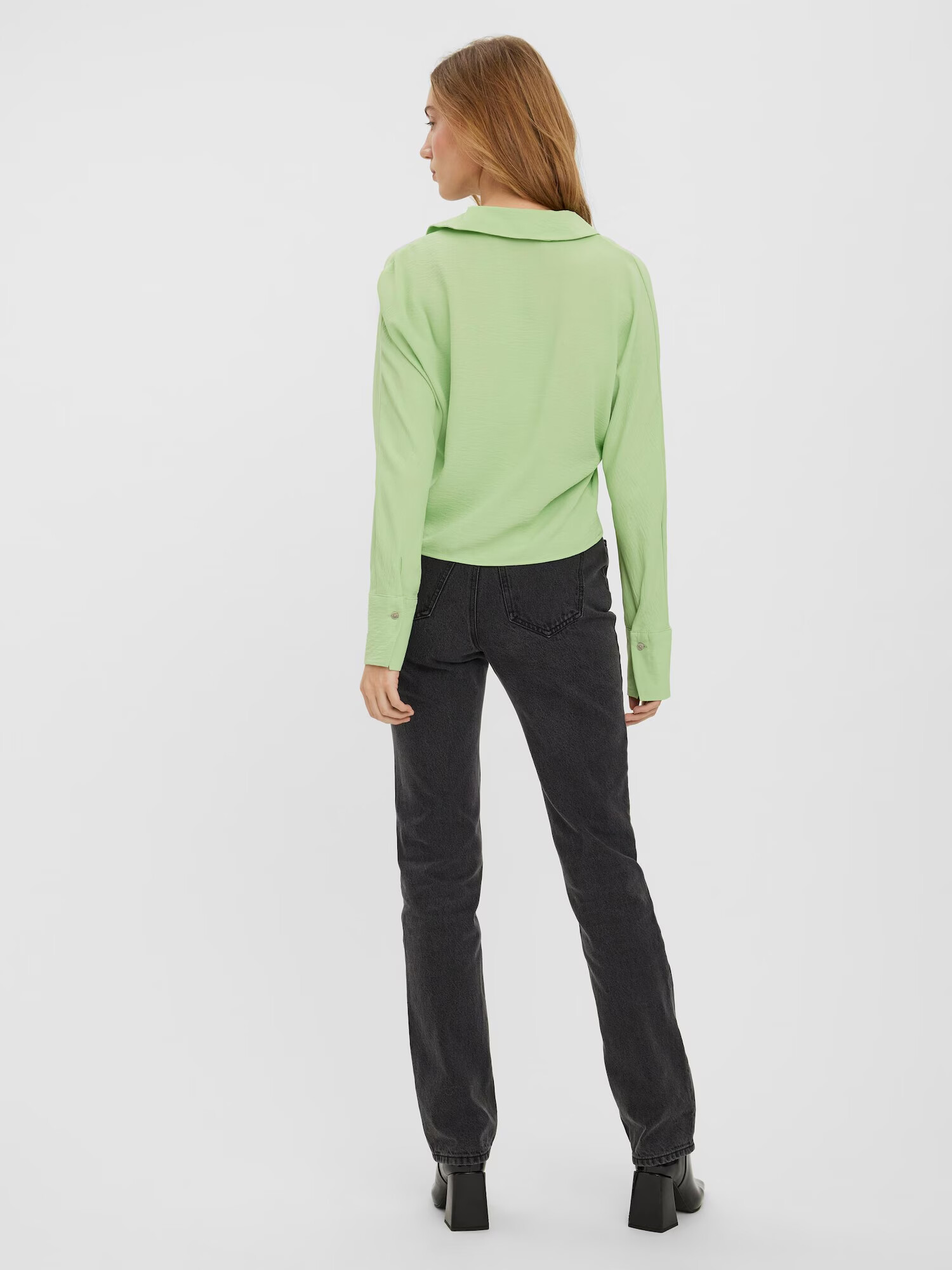 VERO MODA Bluză 'Ginge' verde - Pled.ro