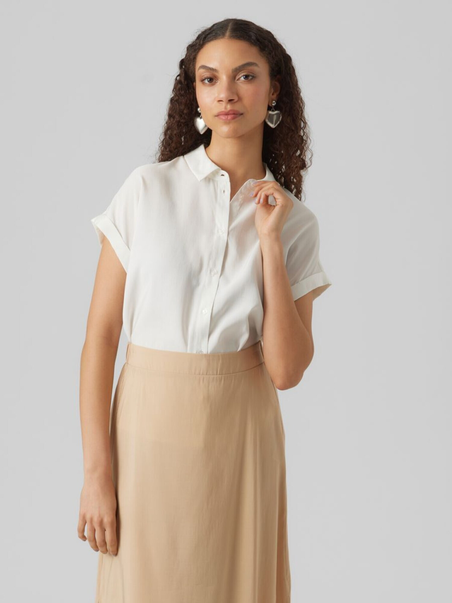 VERO MODA Bluză 'Grace' alb - Pled.ro