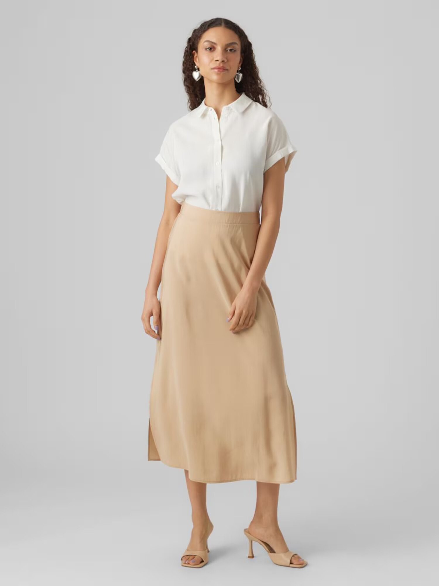 VERO MODA Bluză 'Grace' alb - Pled.ro