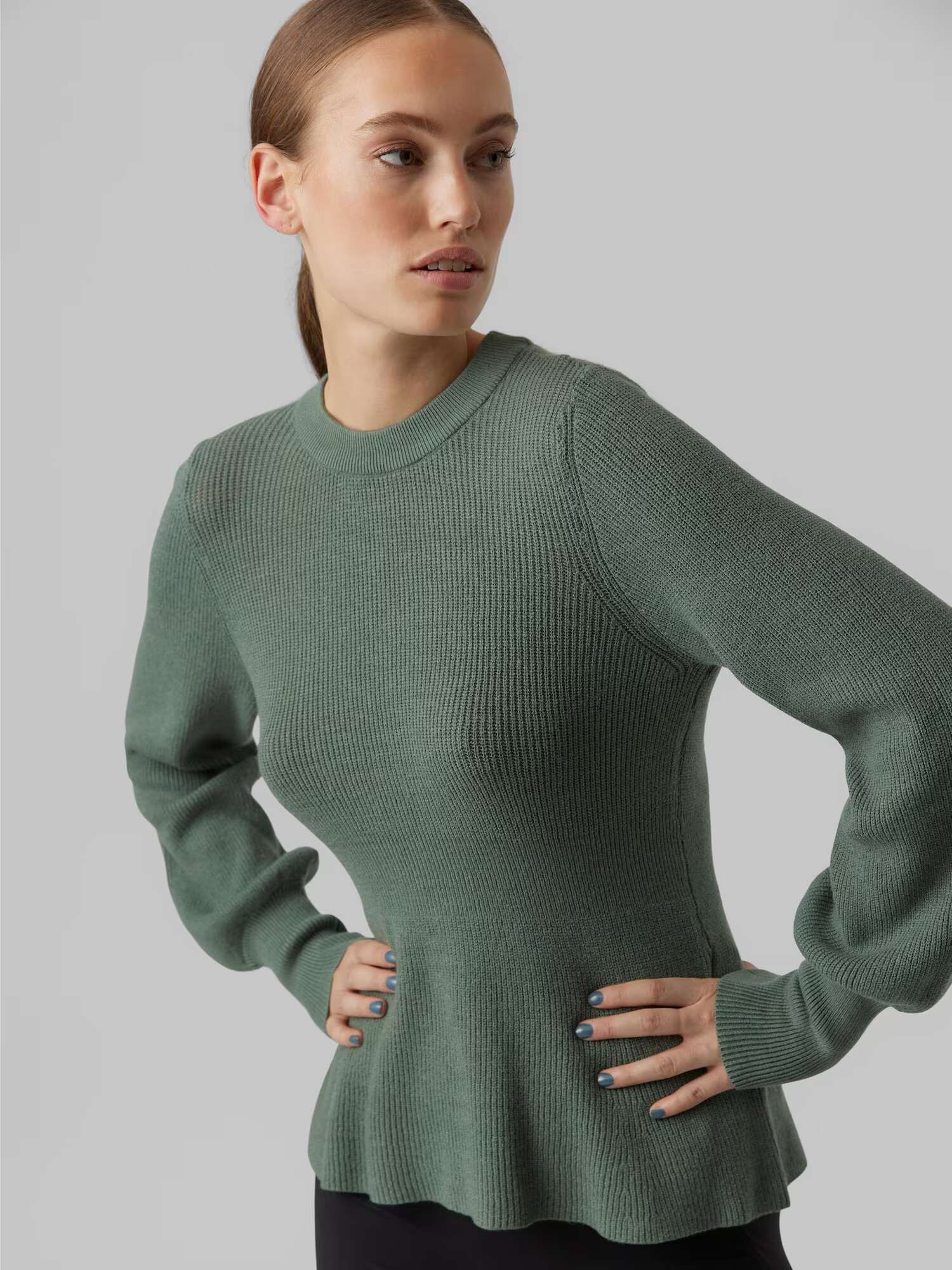 VERO MODA Bluză 'HOLLY' verde - Pled.ro