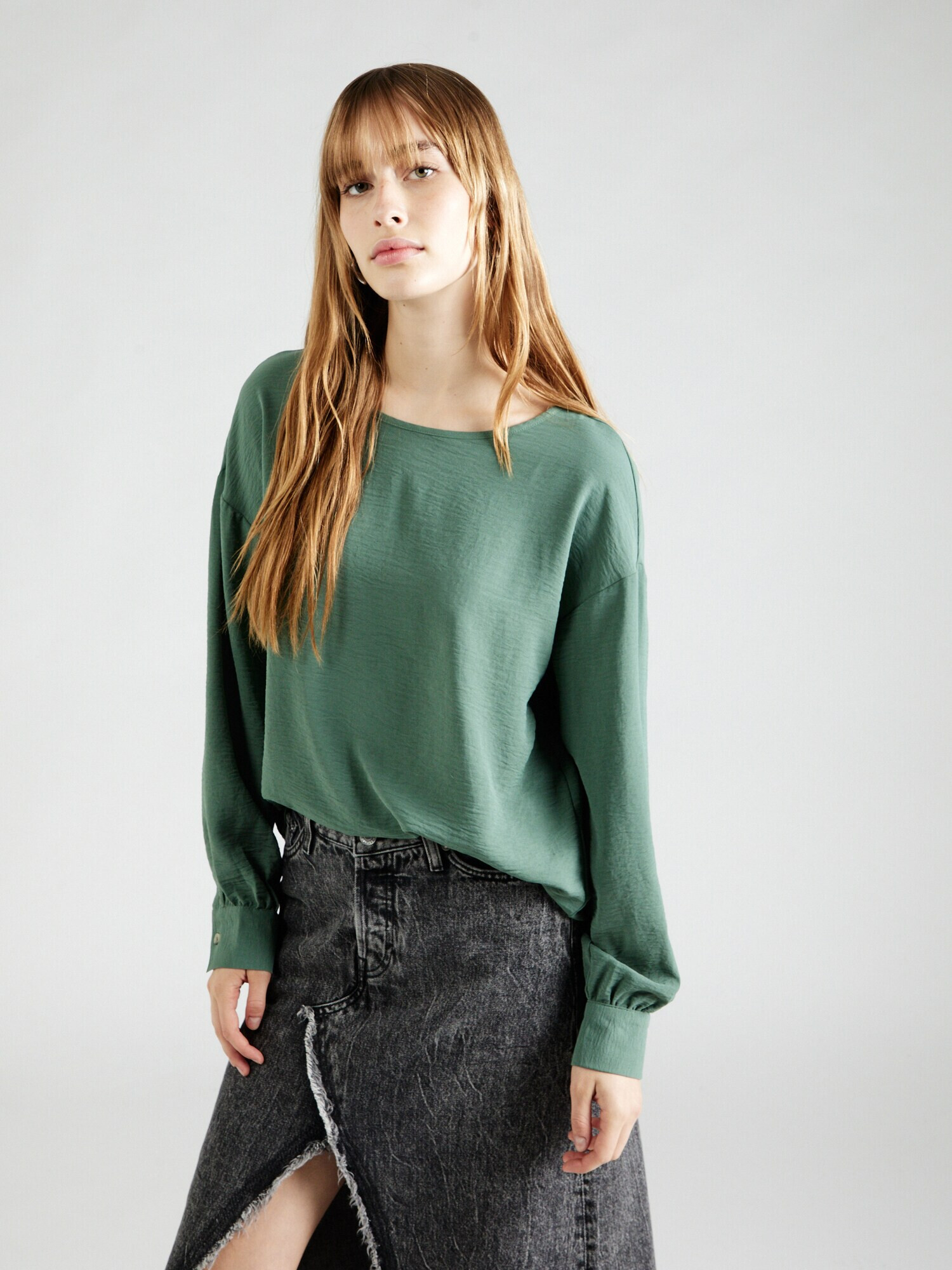 VERO MODA Bluză 'INGE' verde - Pled.ro