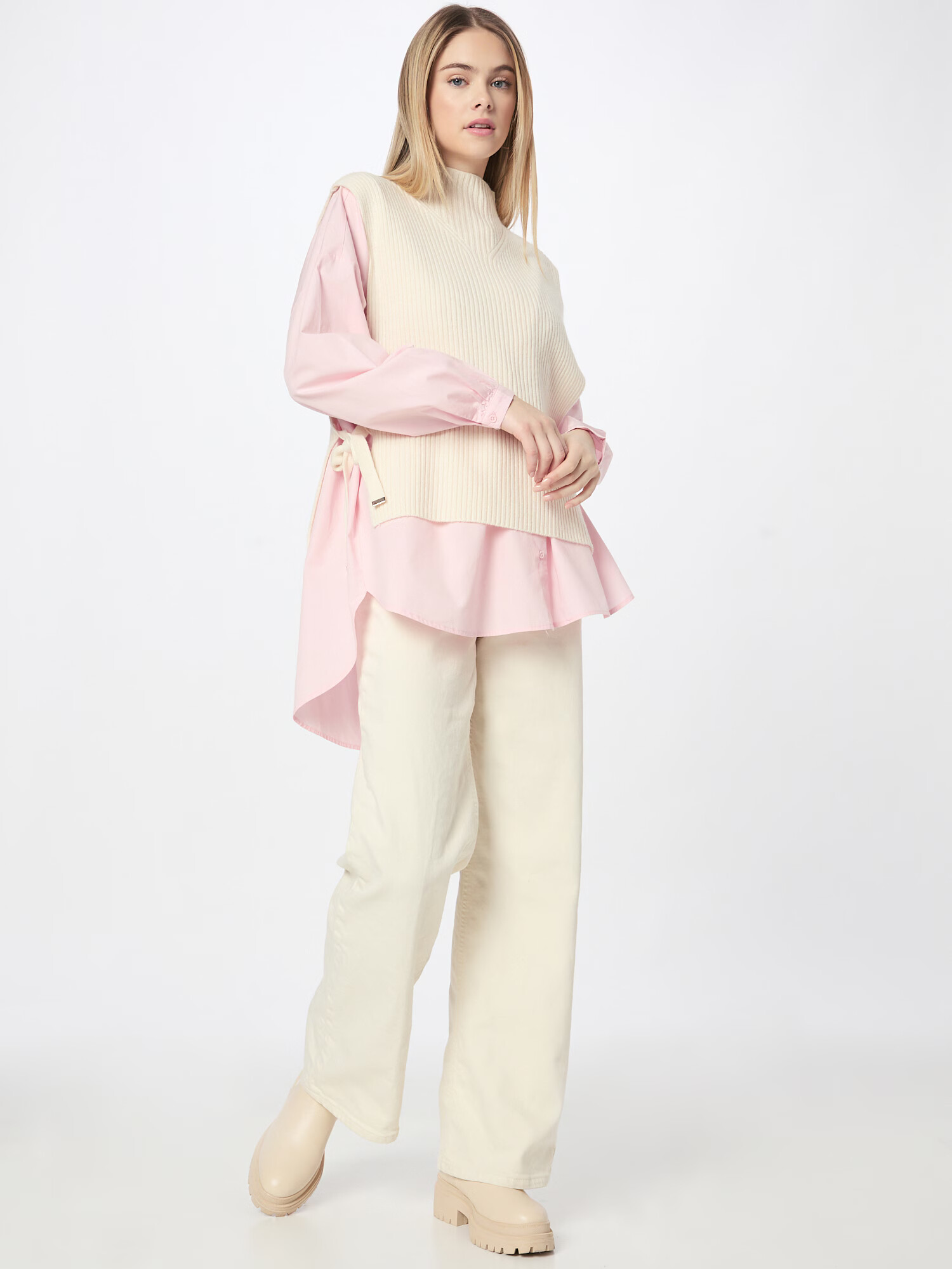 VERO MODA Bluză 'Jarlotte' roz pastel - Pled.ro