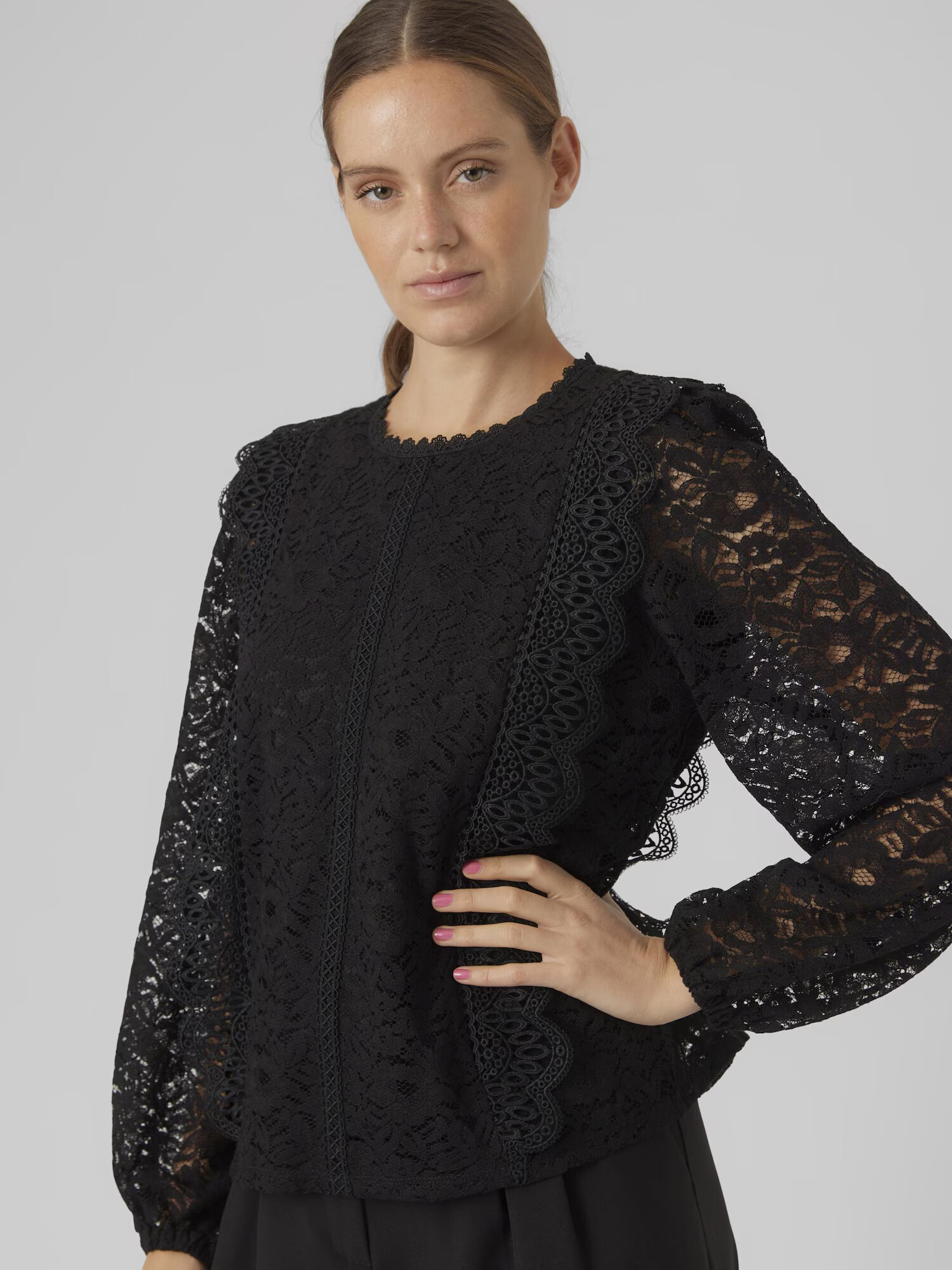 VERO MODA Bluză 'Joy' negru - Pled.ro