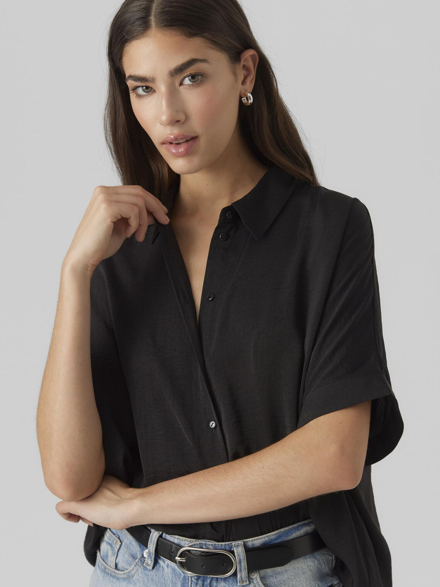 VERO MODA Bluză 'KATRINE' negru - Pled.ro