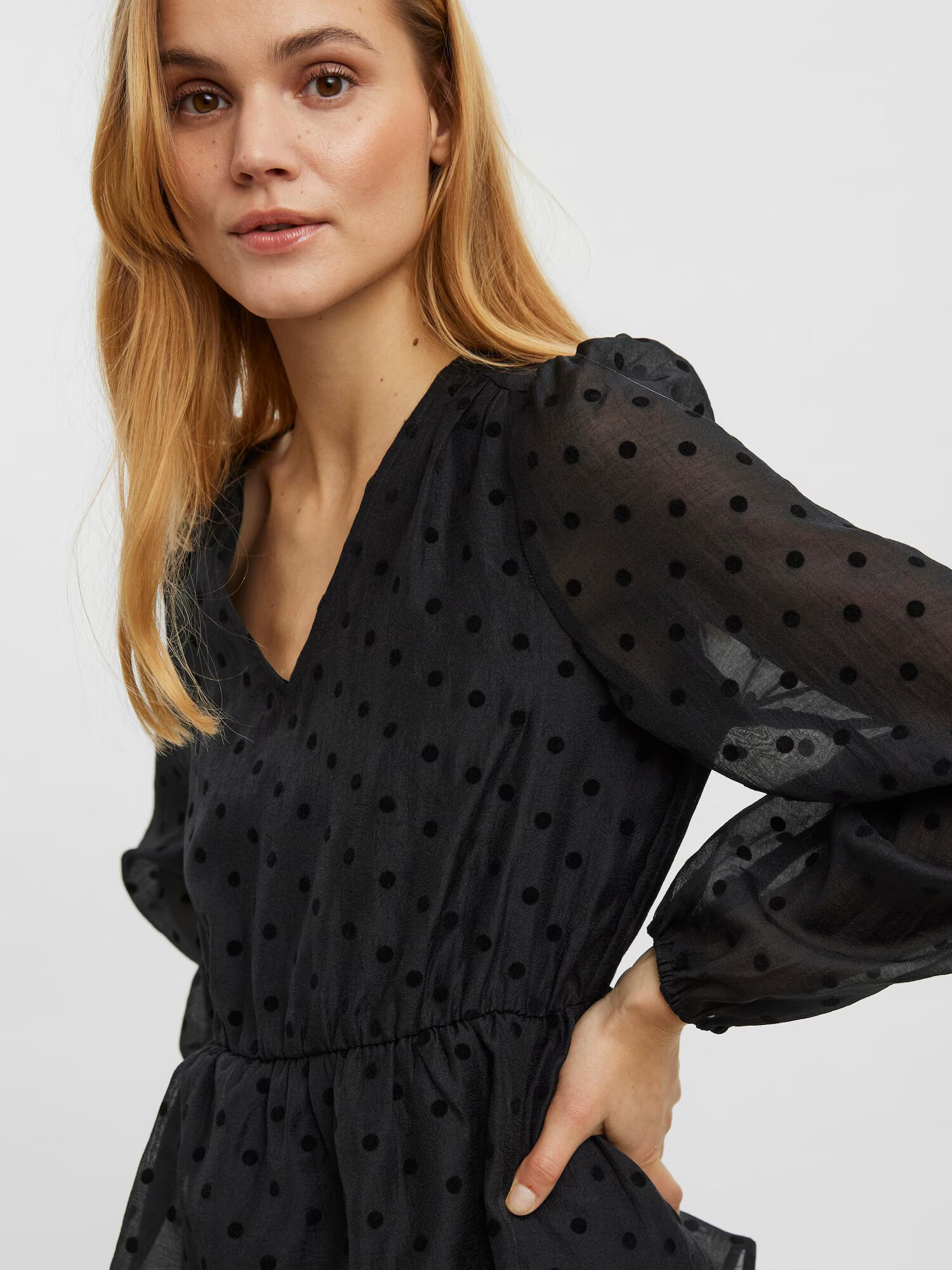 VERO MODA Bluză 'Lindy' negru - Pled.ro