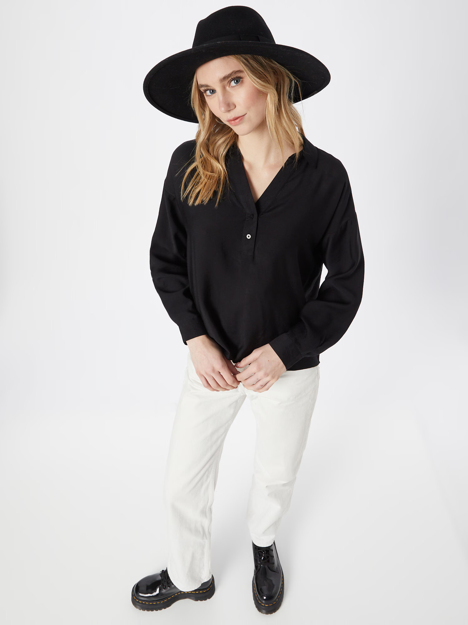 VERO MODA Bluză 'LORRAINE' negru - Pled.ro