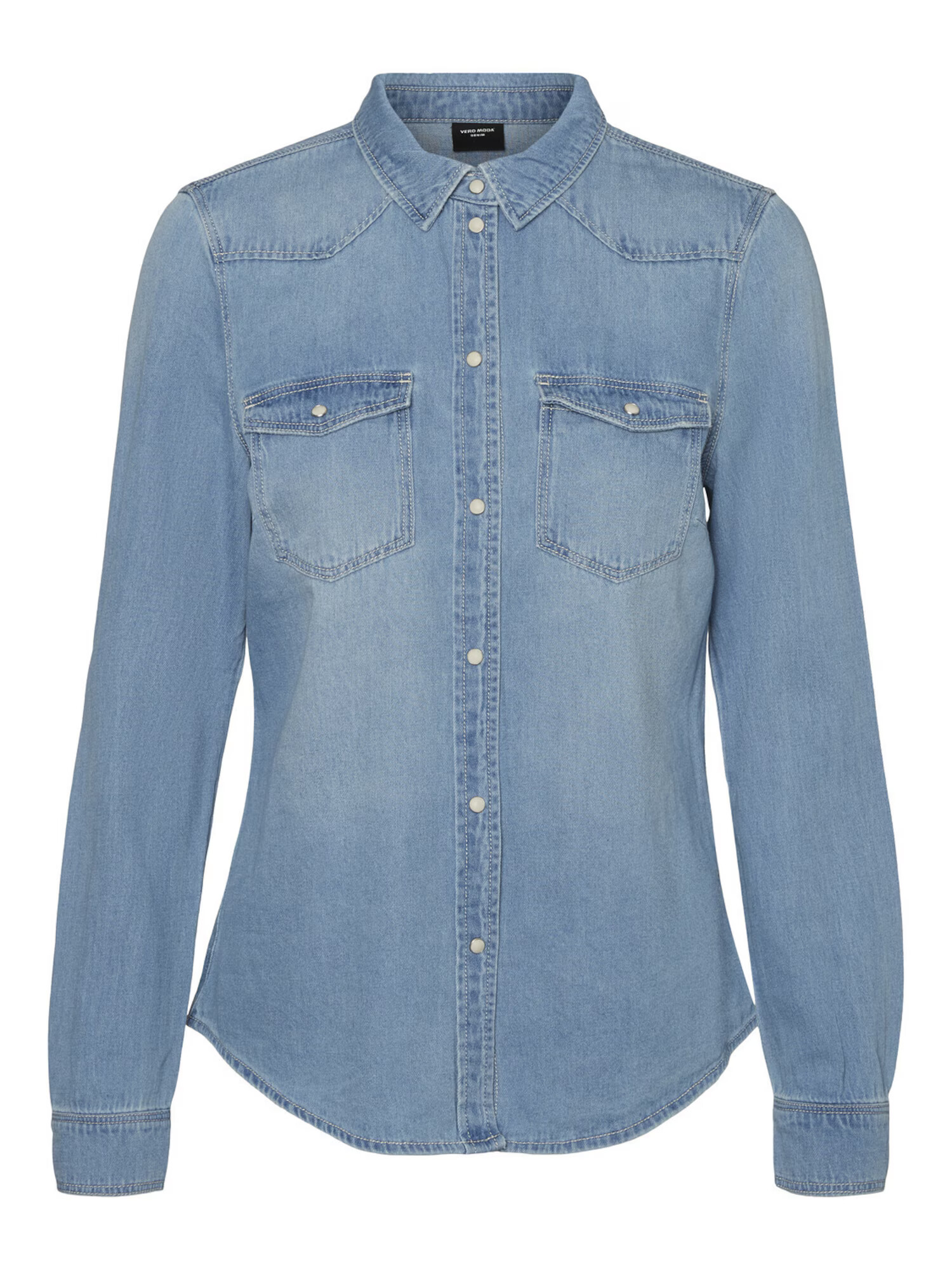 VERO MODA Bluză 'Maria' albastru denim - Pled.ro