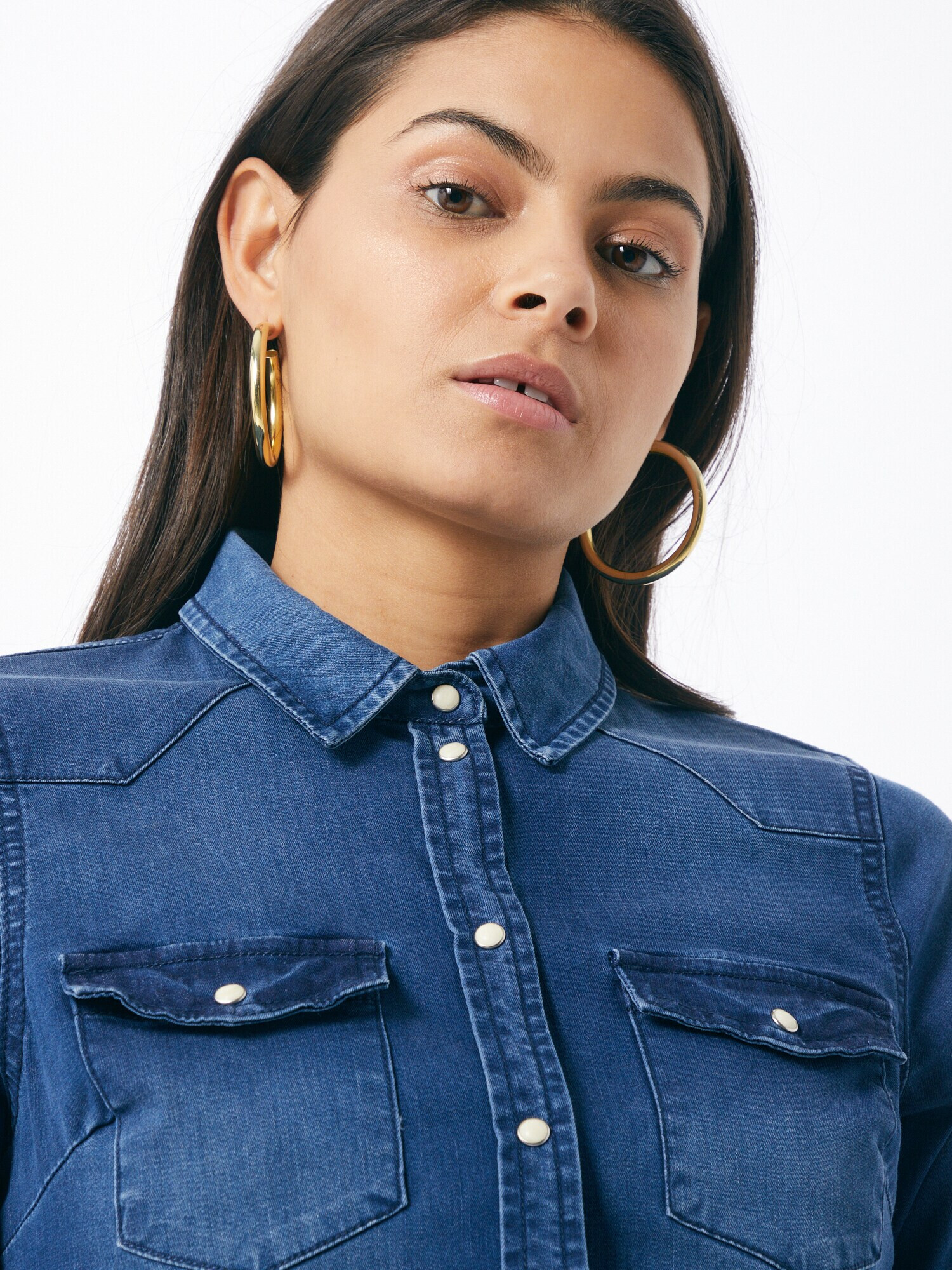 VERO MODA Bluză 'Maria' albastru denim - Pled.ro