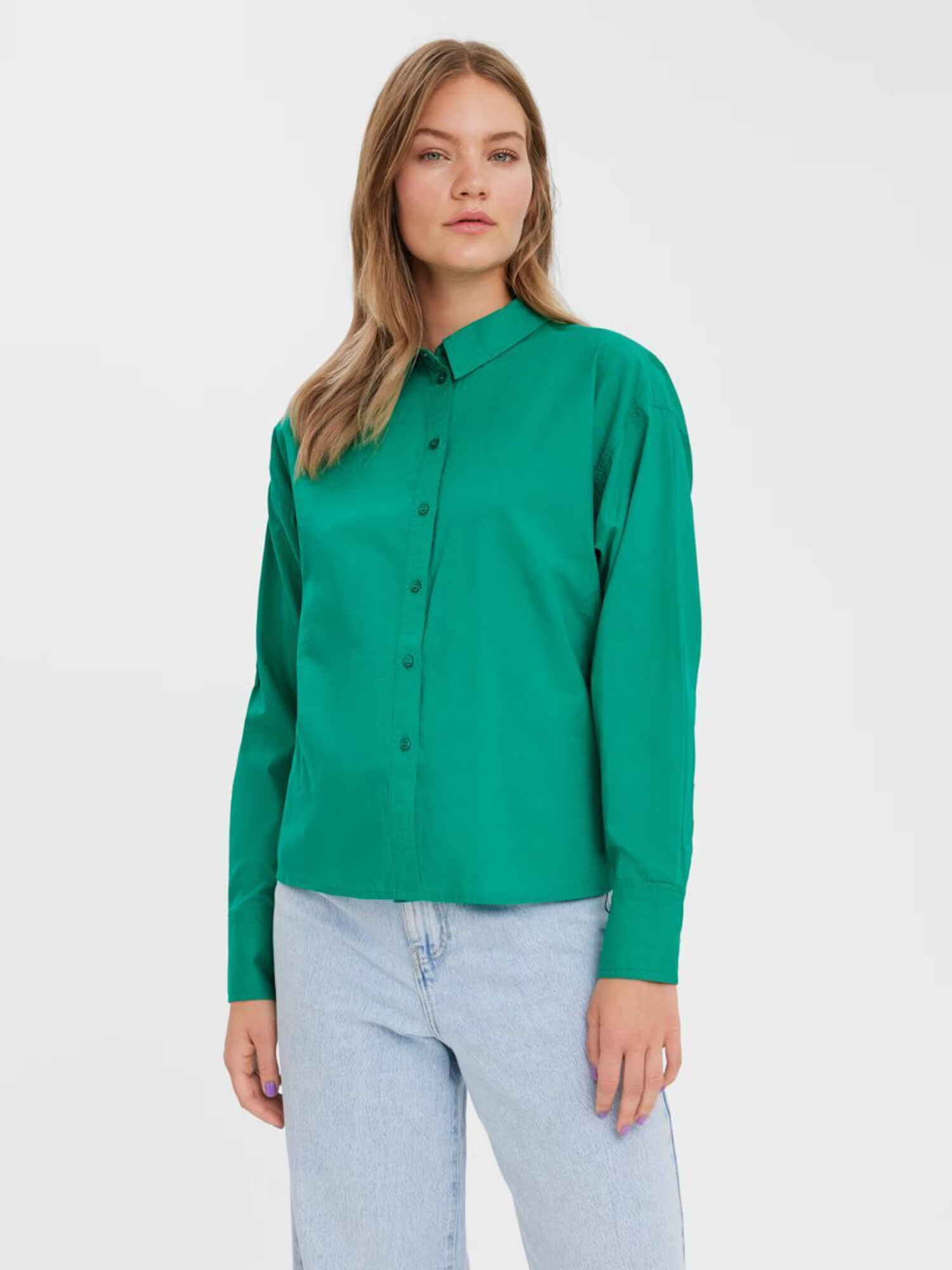 VERO MODA Bluză 'Melia' verde - Pled.ro