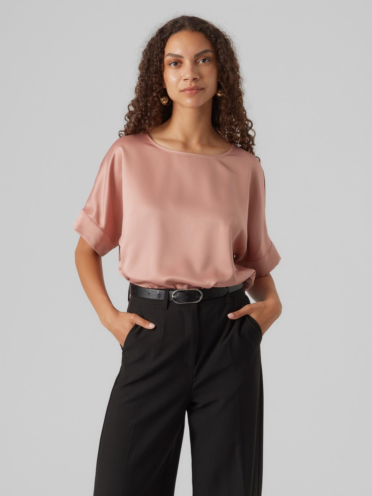 VERO MODA Bluză 'MERLE' rosé - Pled.ro