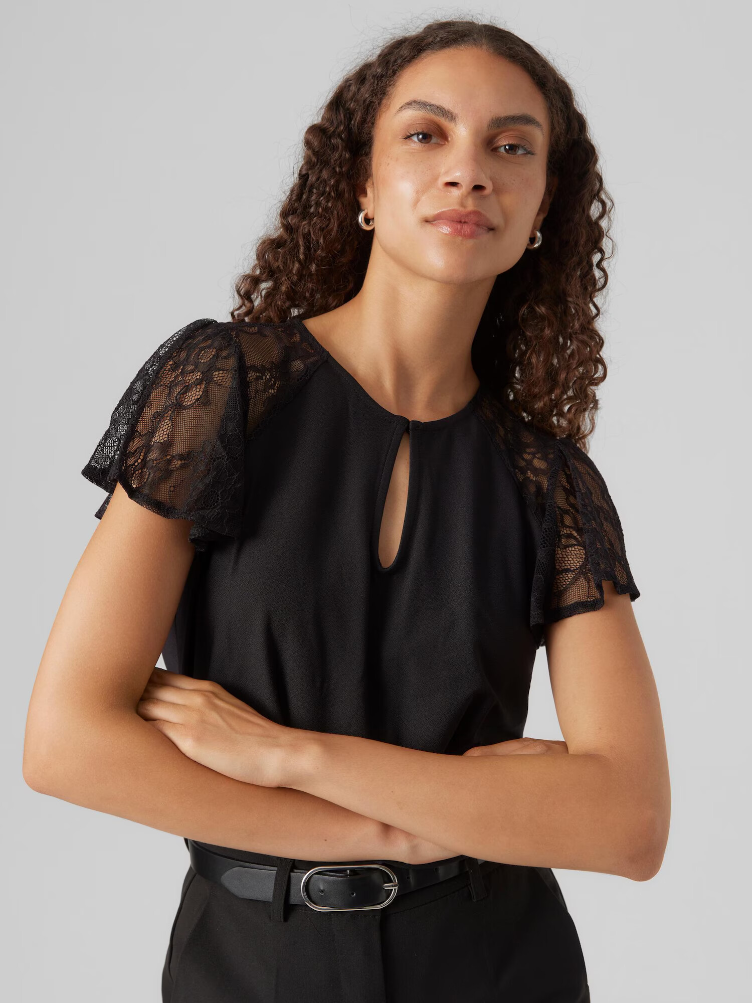 VERO MODA Bluză 'MILLA' negru - Pled.ro