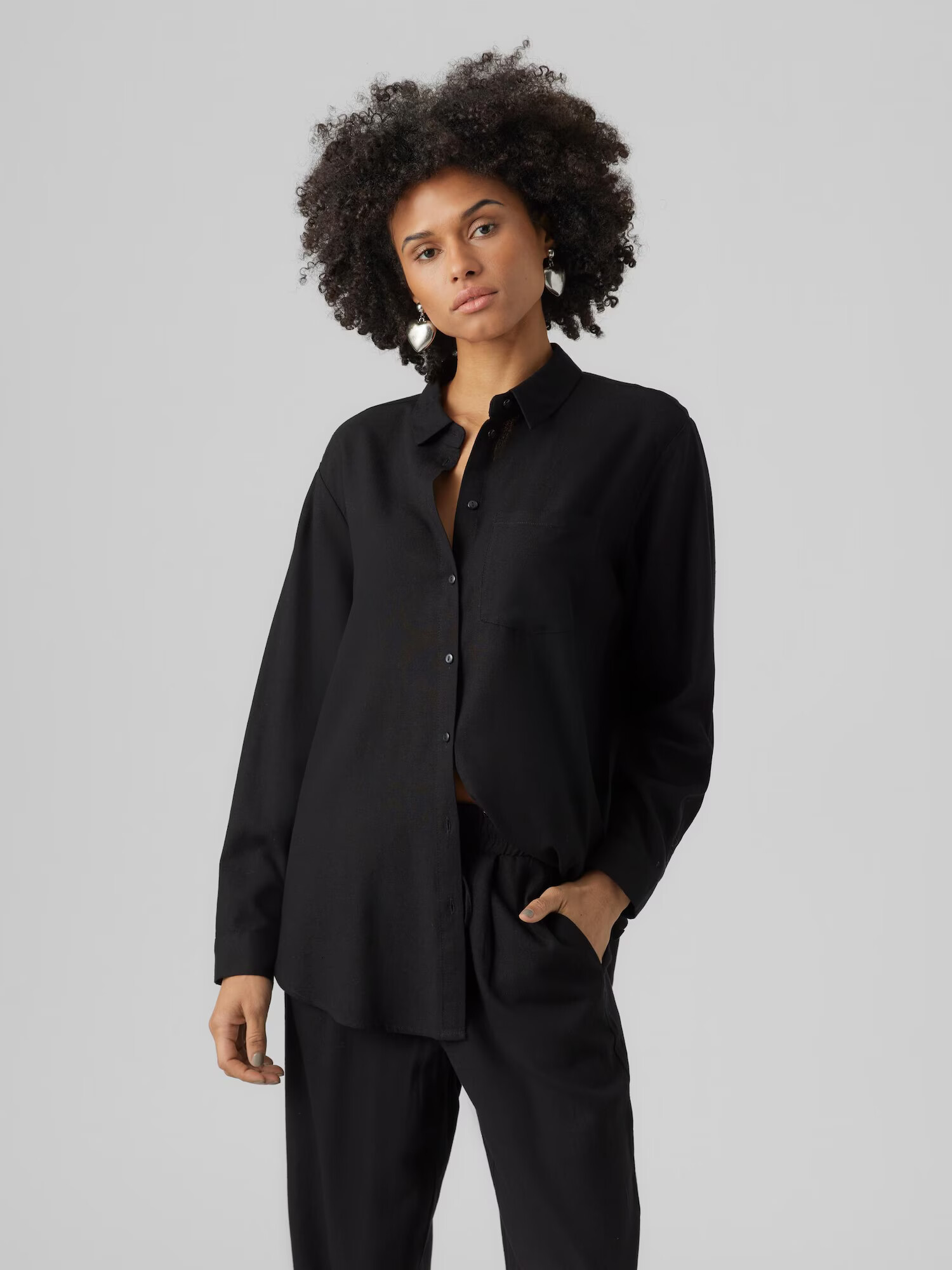 VERO MODA Bluză 'MYMILO' negru - Pled.ro