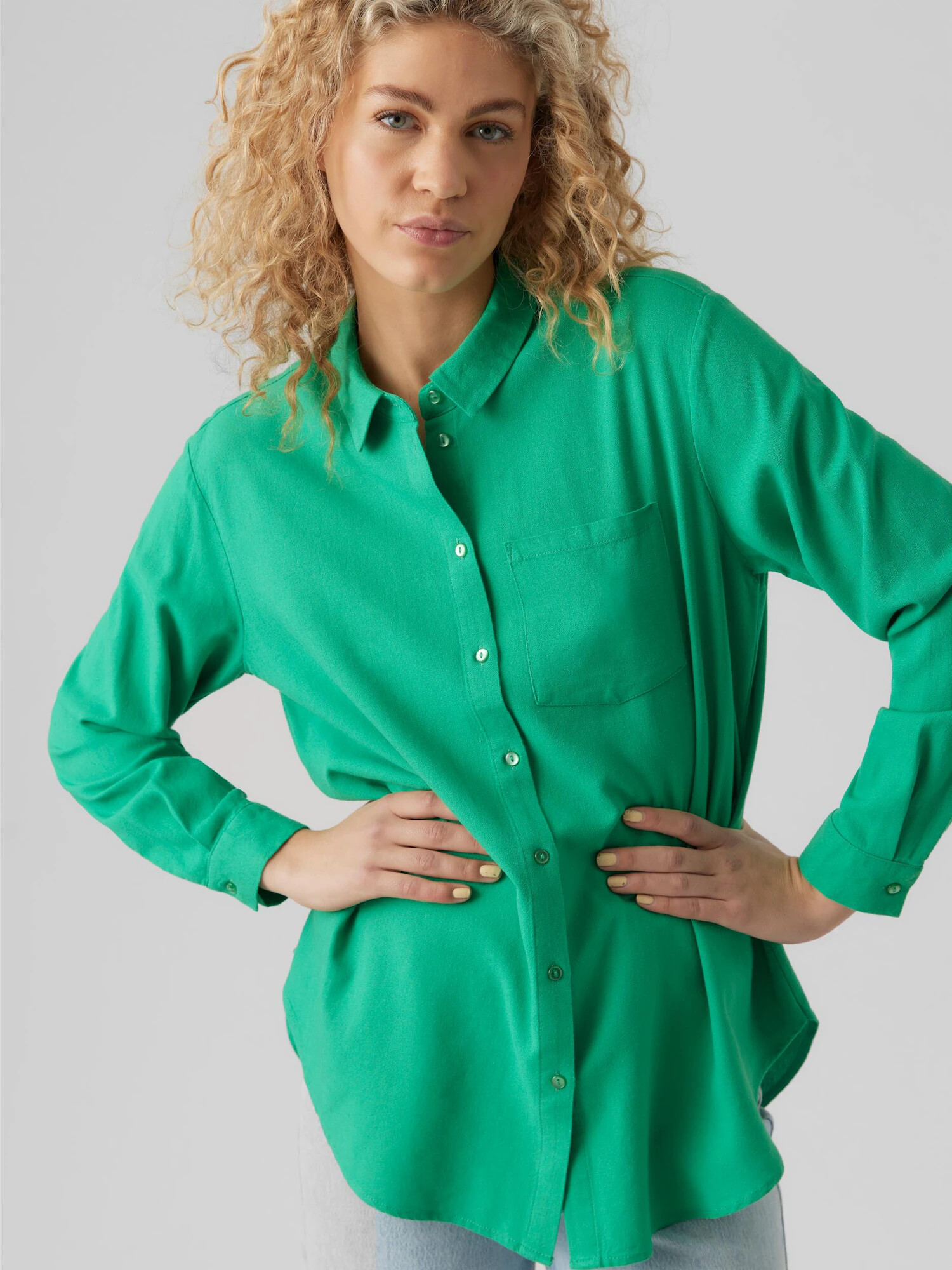 VERO MODA Bluză 'Mymilo' verde - Pled.ro