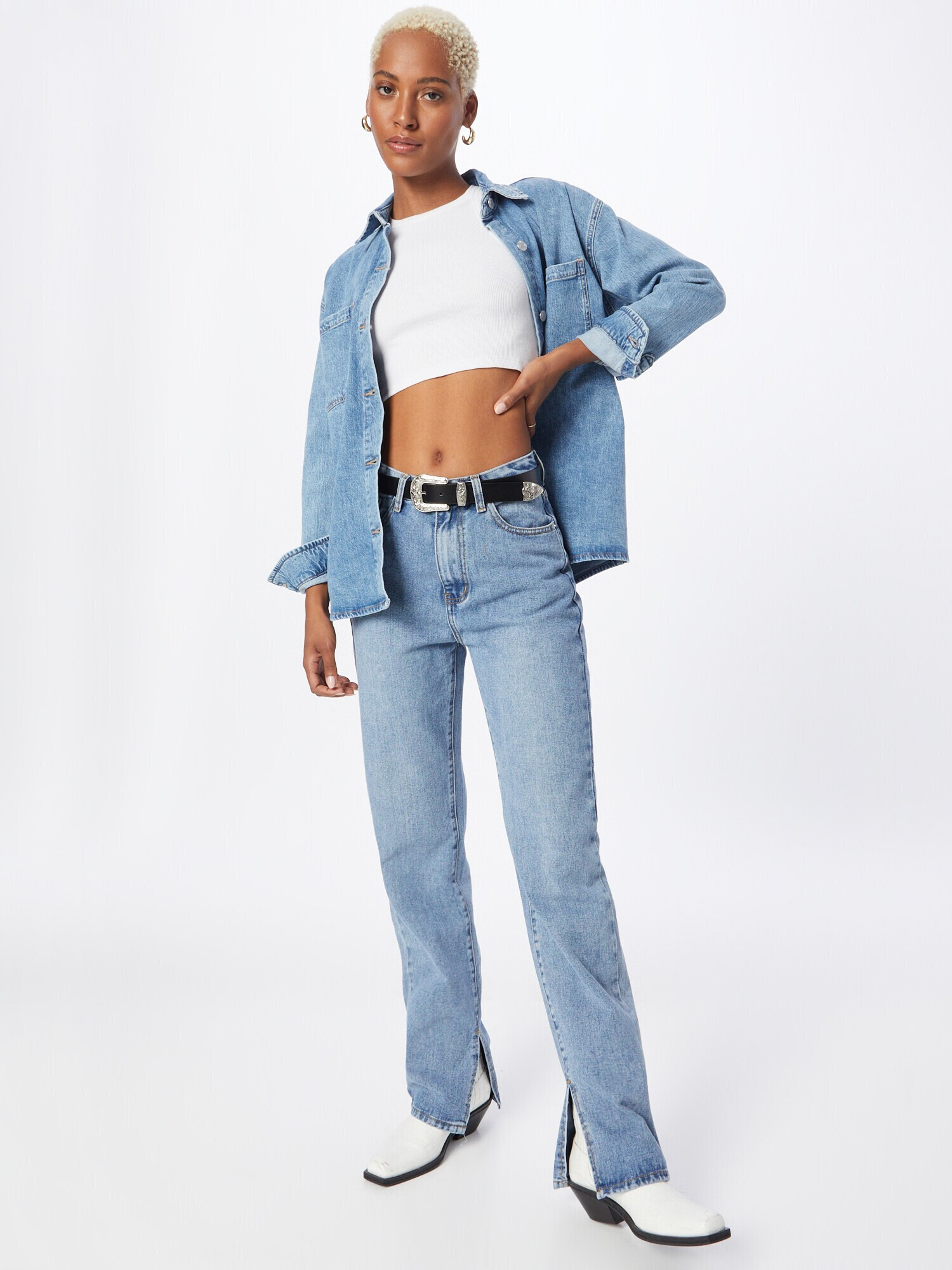 VERO MODA Bluză 'Naomi' albastru denim - Pled.ro