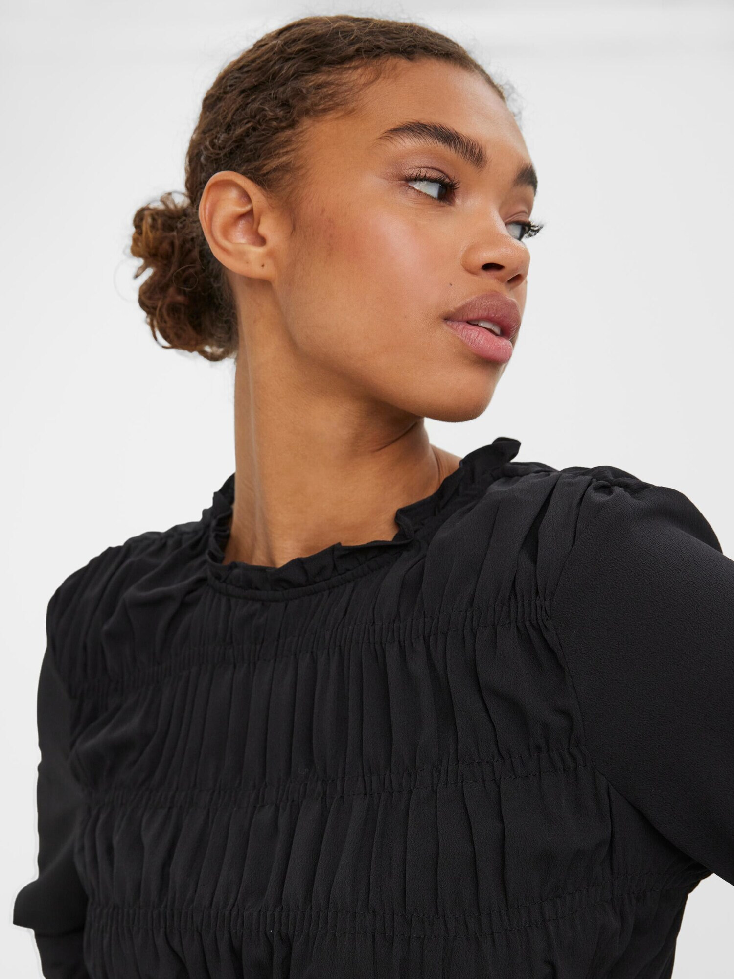 VERO MODA Bluză 'OLIVIA' negru - Pled.ro