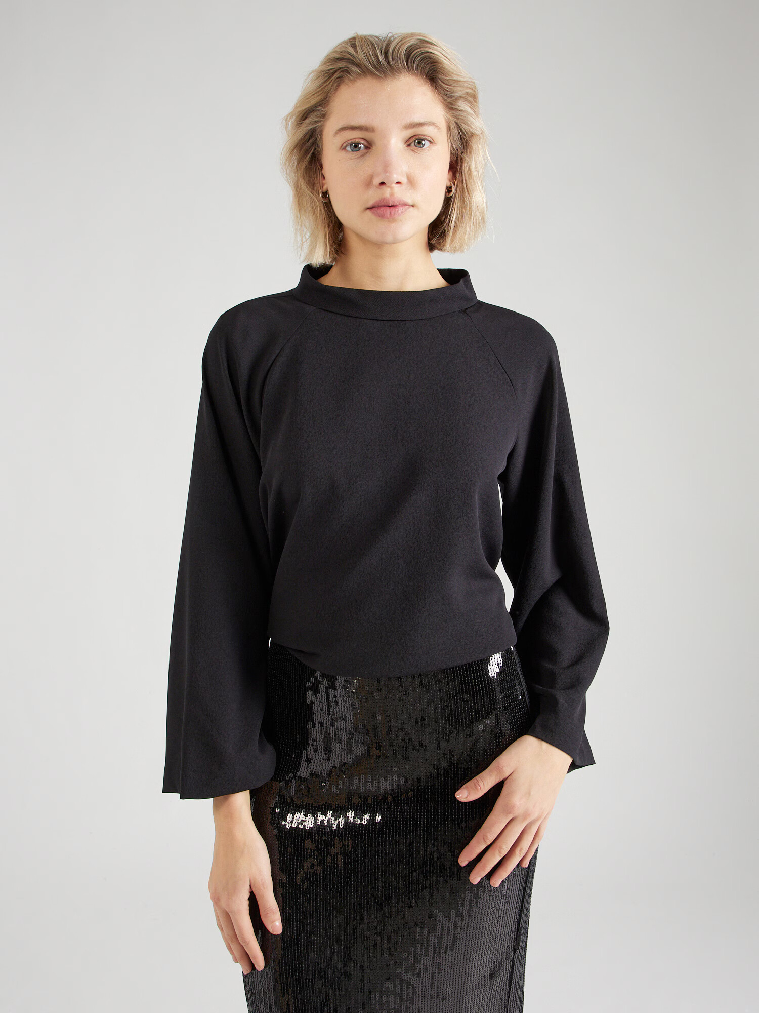 VERO MODA Bluză 'OLIVIA' negru - Pled.ro