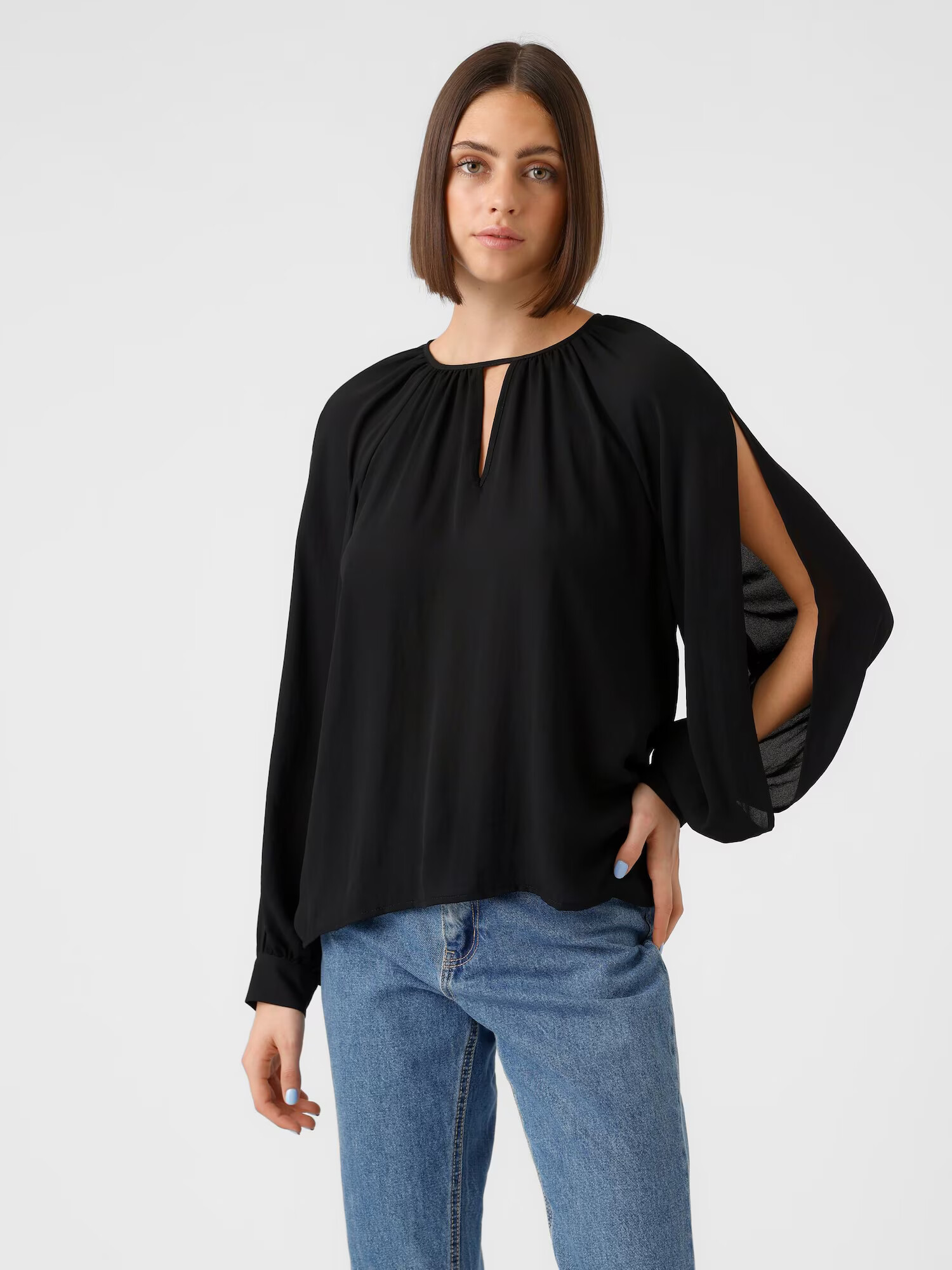 VERO MODA Bluză 'PETRA' negru - Pled.ro