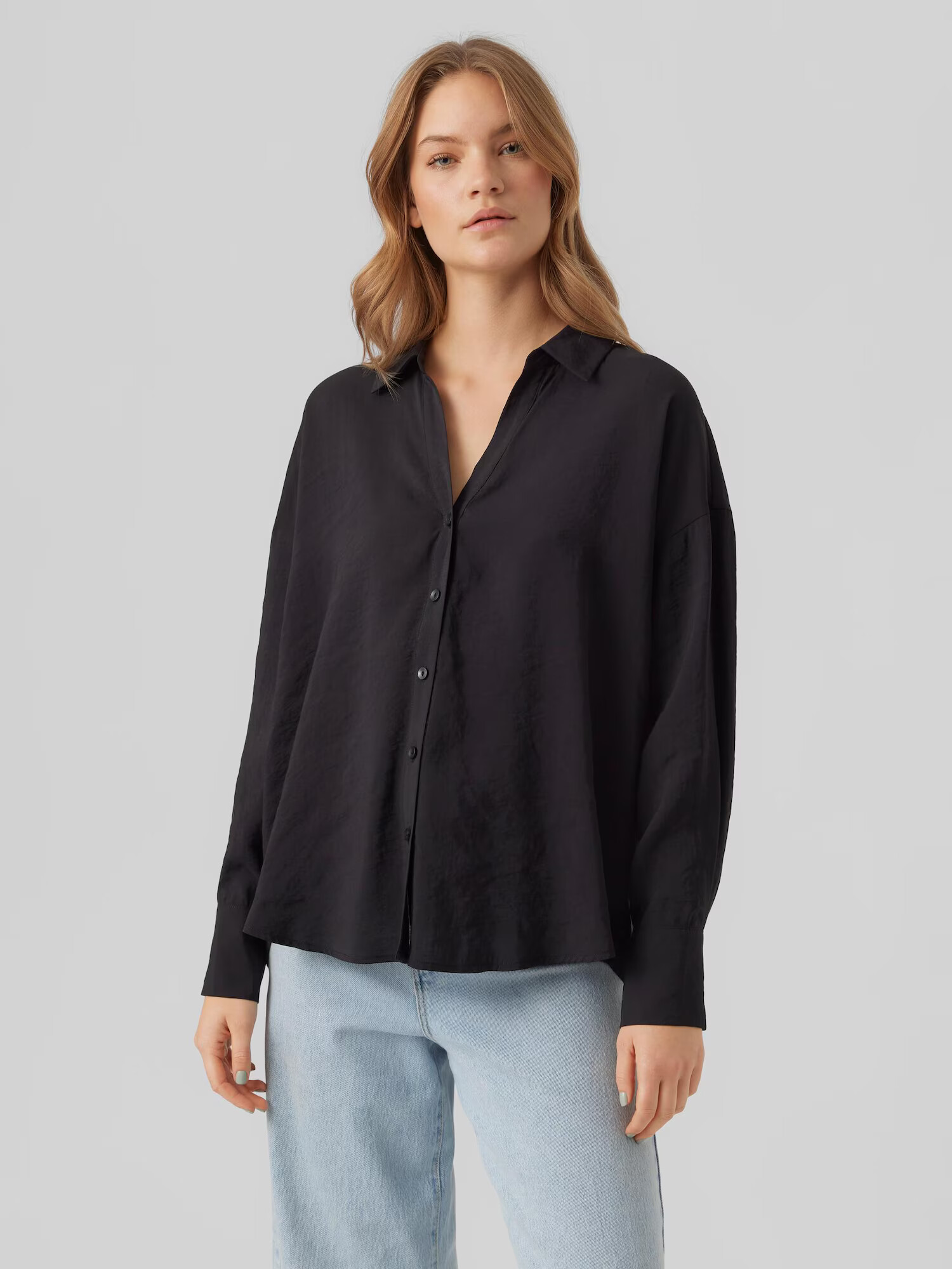 VERO MODA Bluză 'QUEENY' negru - Pled.ro