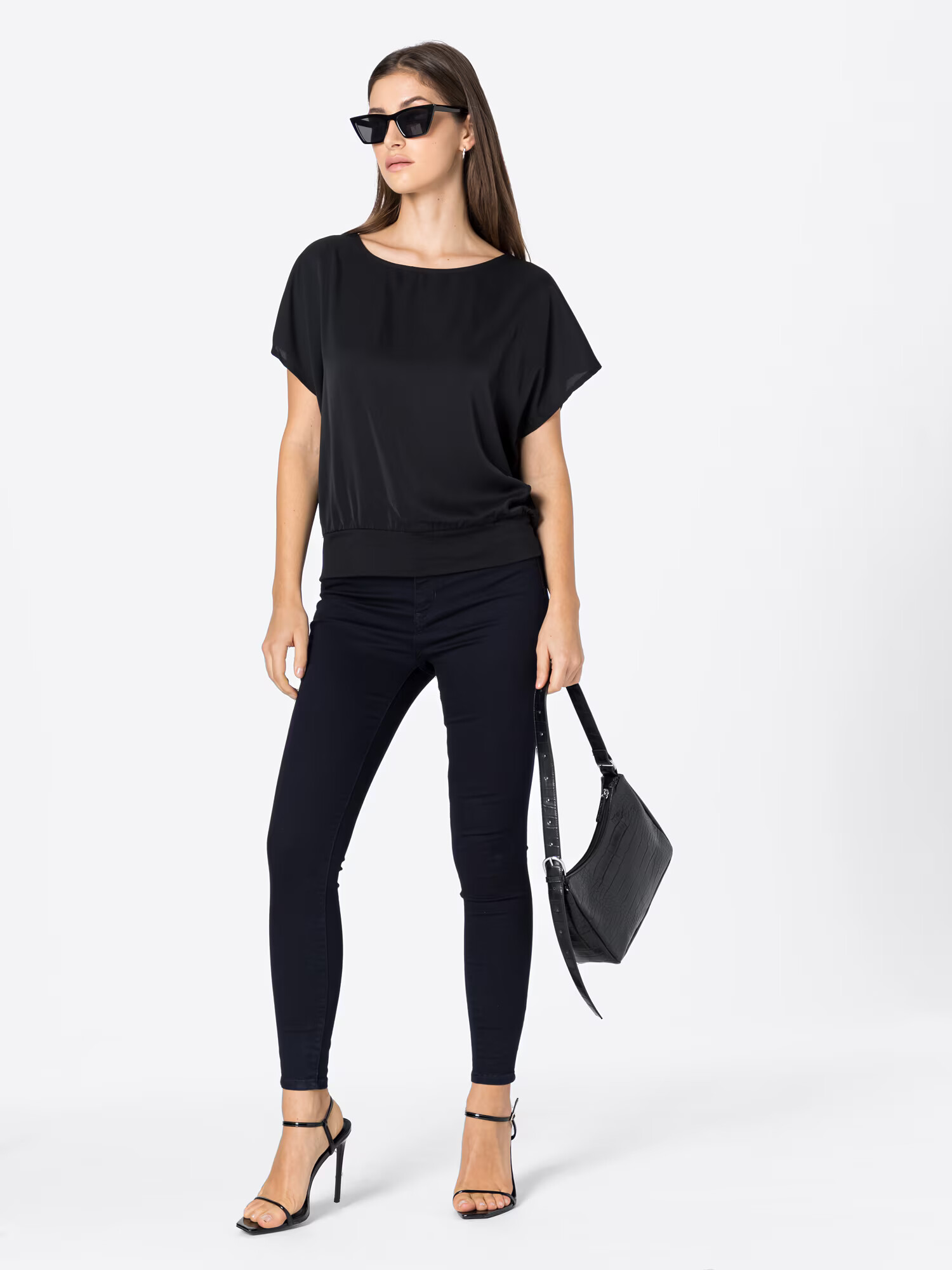 VERO MODA Bluză 'SANDRA' negru - Pled.ro